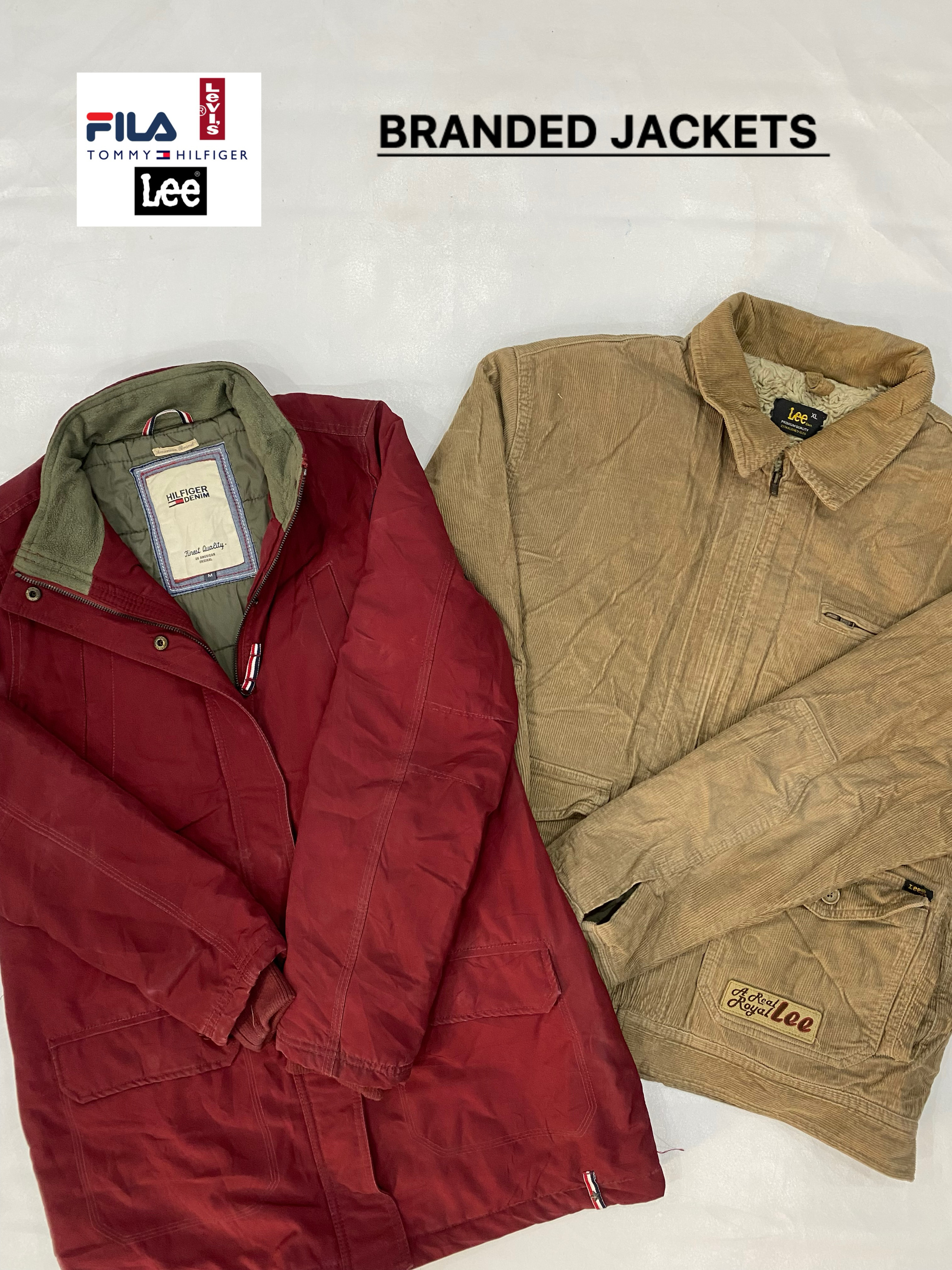 Vestes mixées de marque