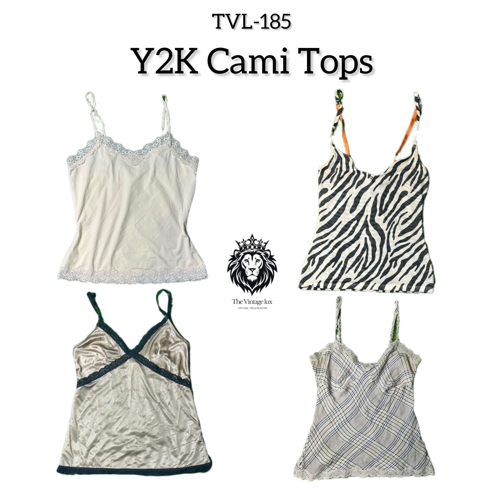 Y2K Cutesy Cami Tops (TVL-185)
