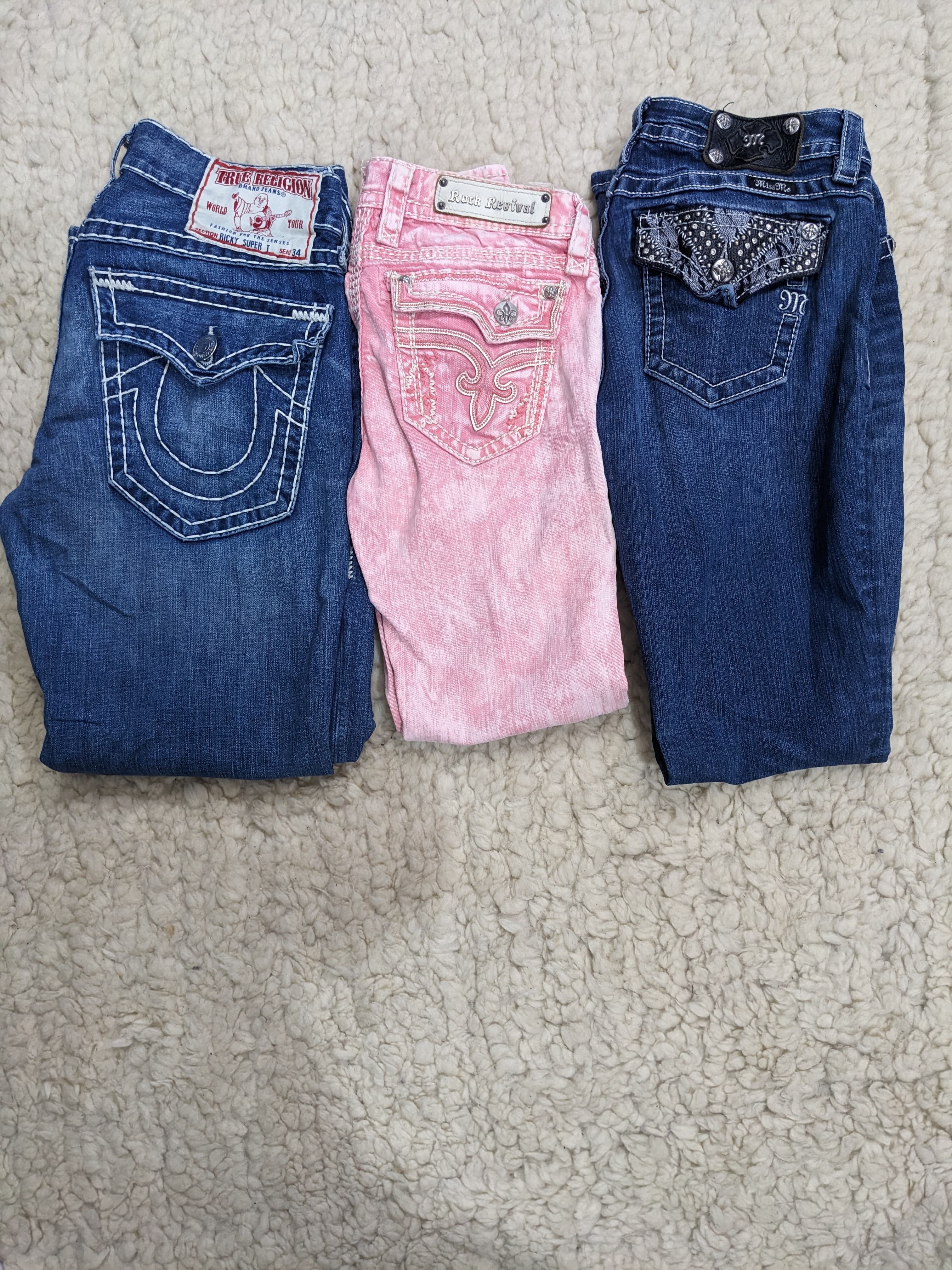 Miss Me, True Religion, Rock Revival Jeans Mix