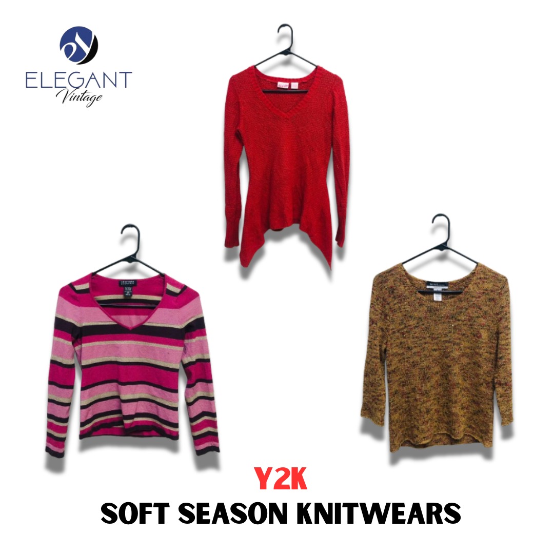 Y2K Soft Season Knitwear - EV1105