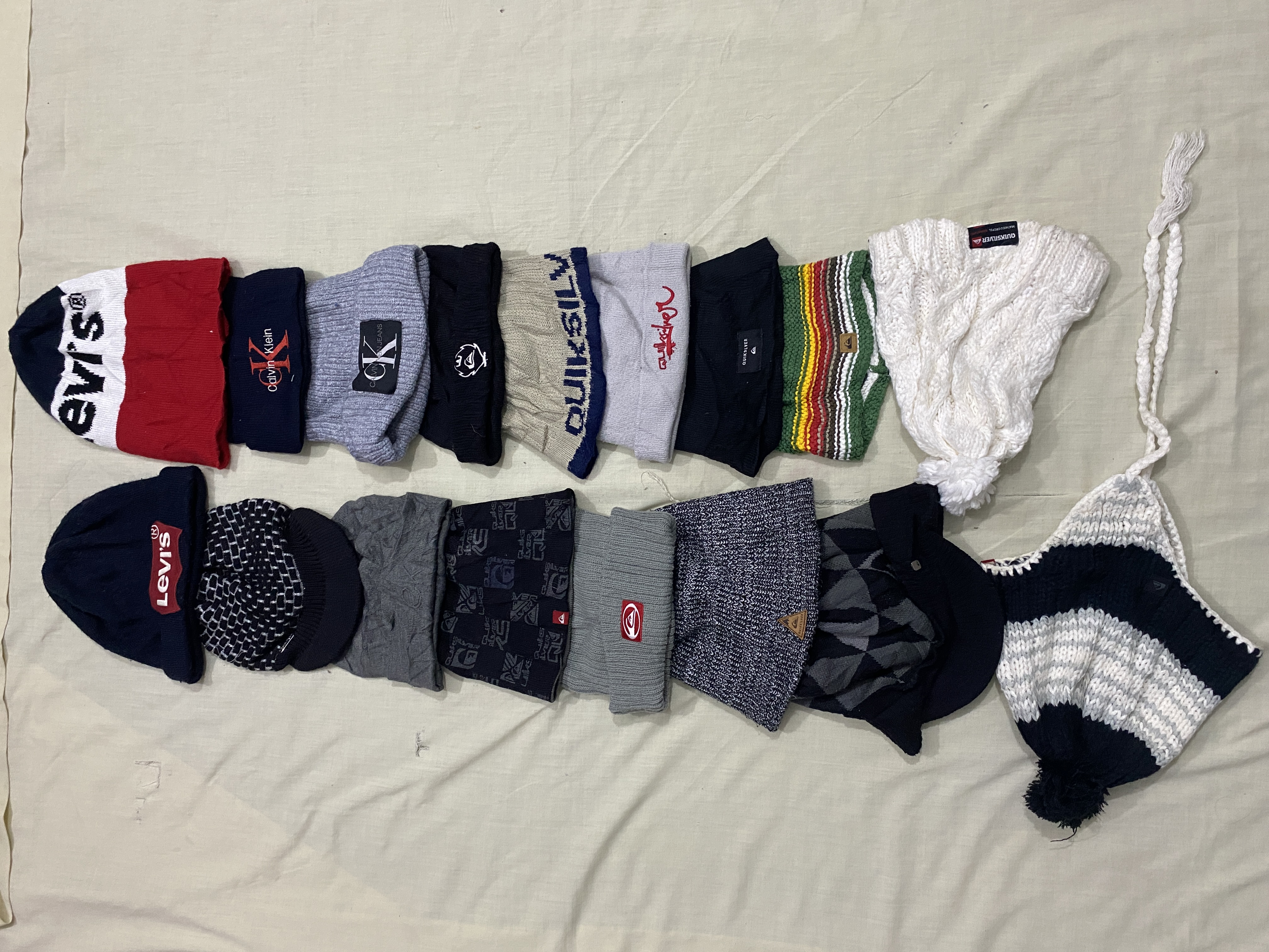 ミックスブランドのビーニー