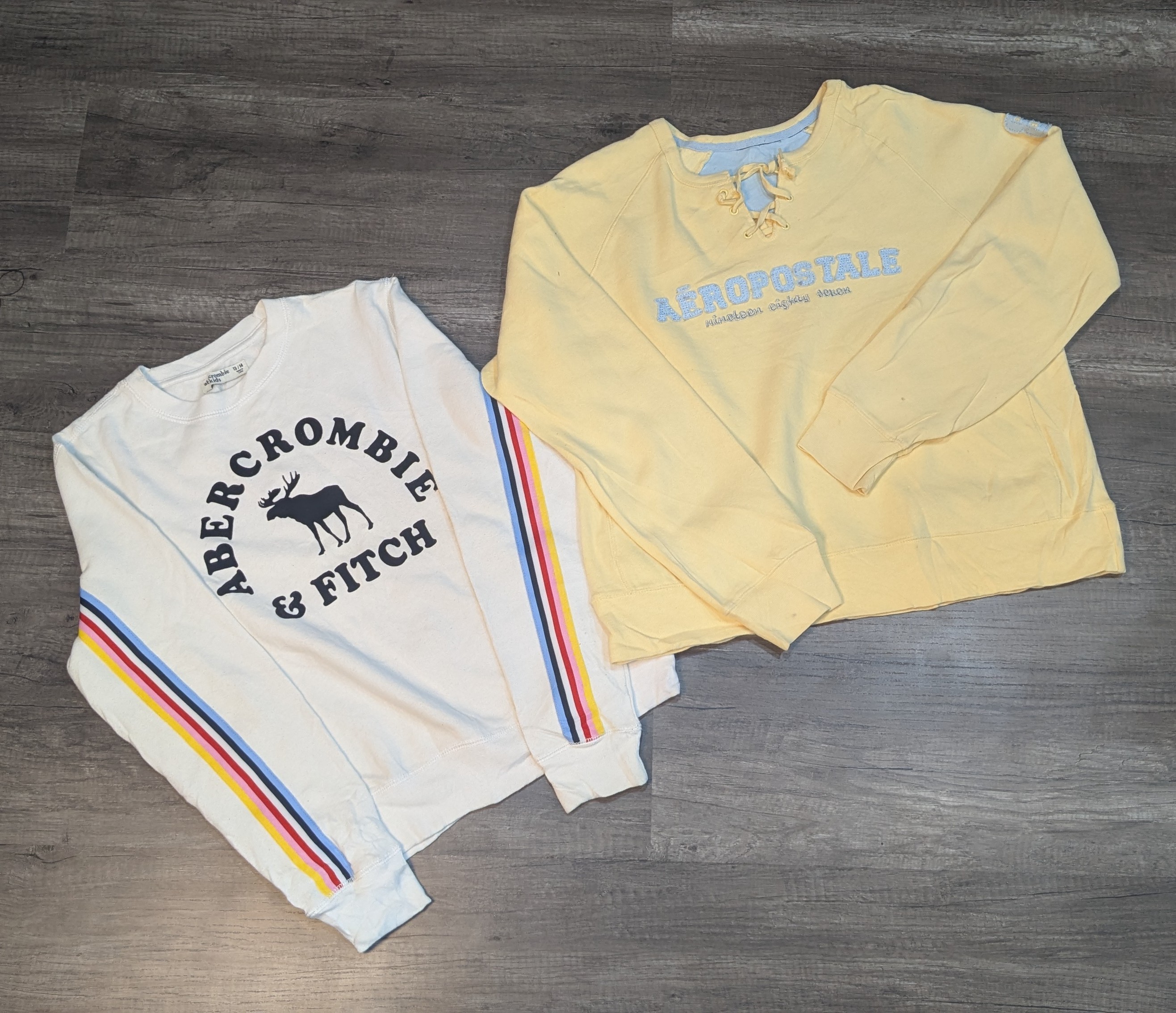 1263 - American Eagle, Hollister, Aeropostale & Abercrombie スウェットシャツ、フーディ、ロングスリーブTシャツ