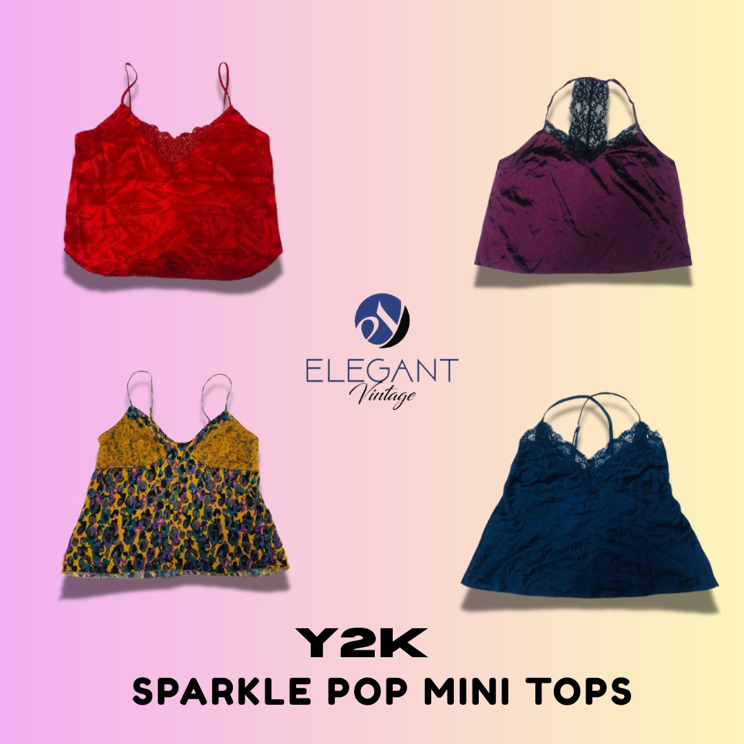 Y2K Spakle Pop Mini Tops - EV1370