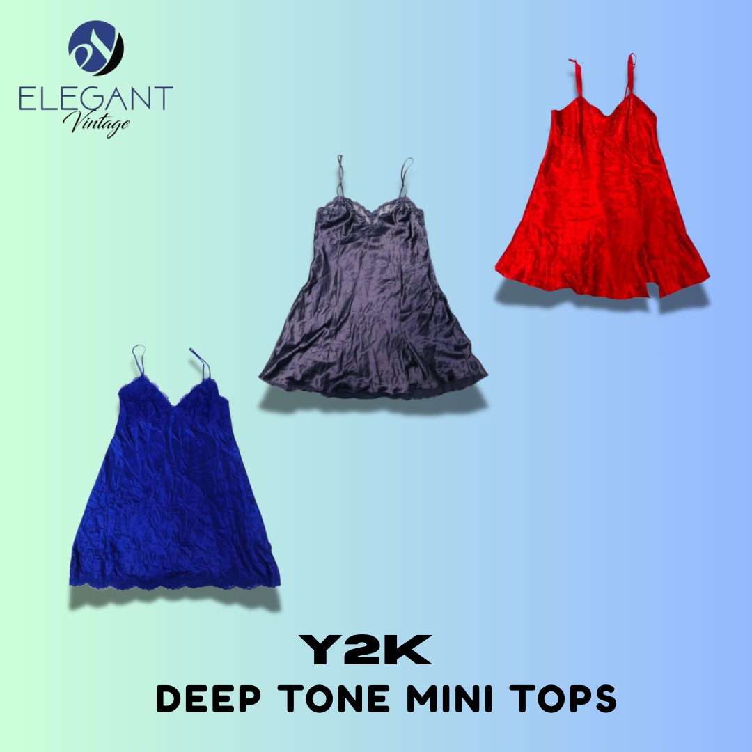 Y2K Deep Tone Mini Tops - EV1371