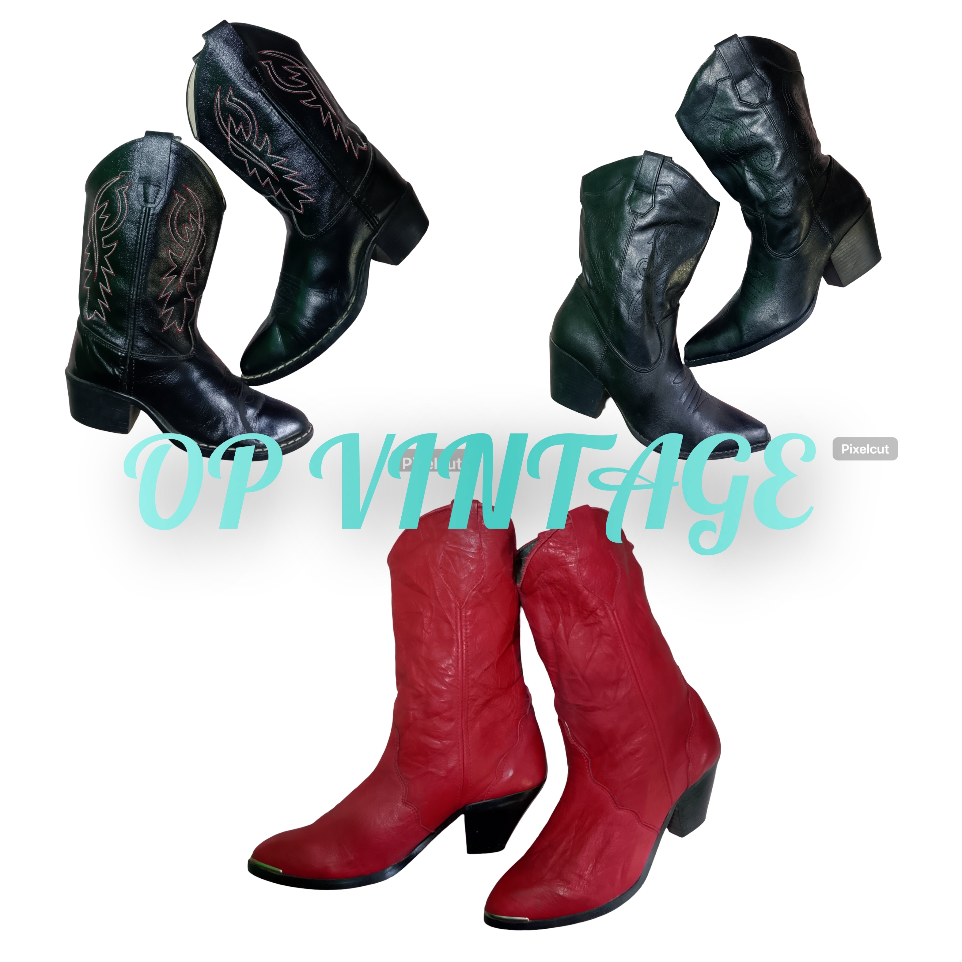 Op vintage 108 Embroidered Cowboy Boots