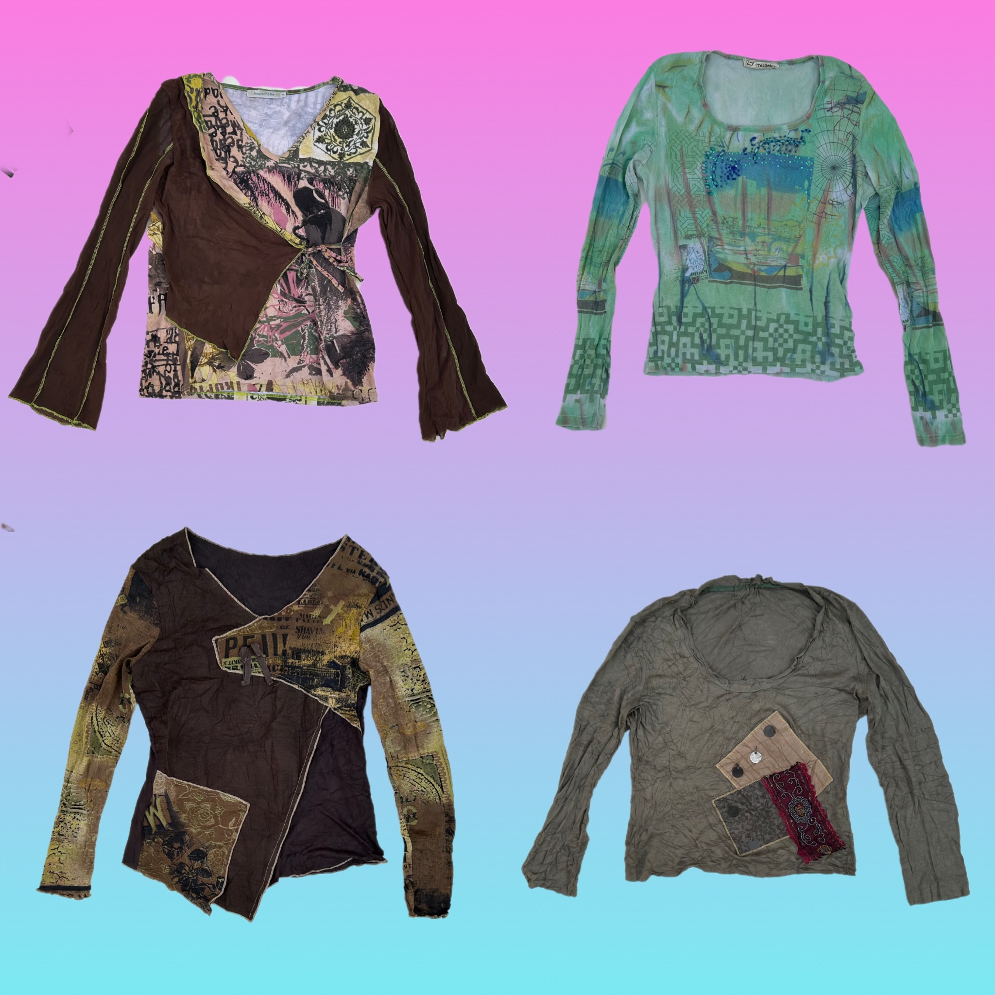Bohemian Patchwork Tops Collection(TT 260)