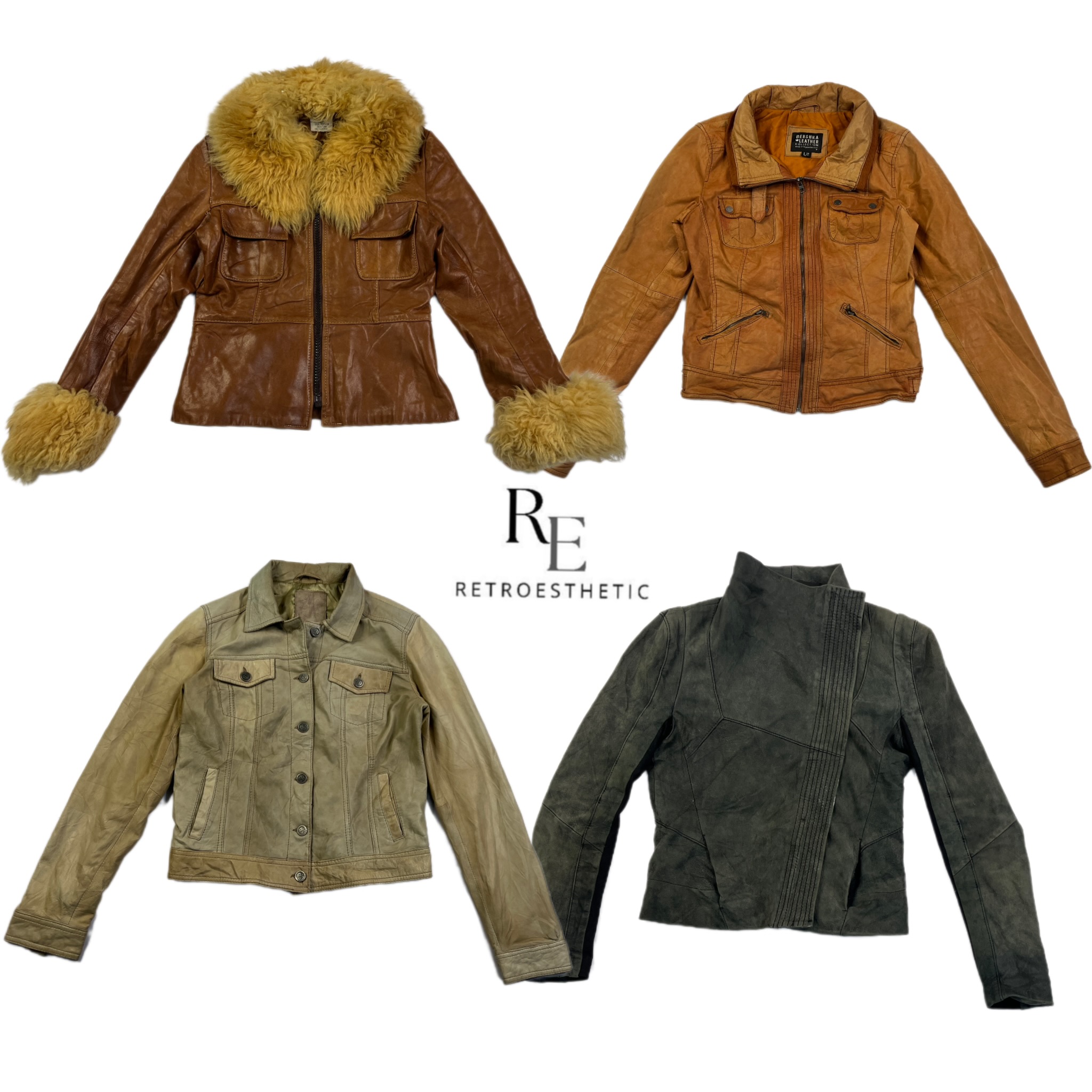Y2K Unique Leather Jackets (RE-2553)