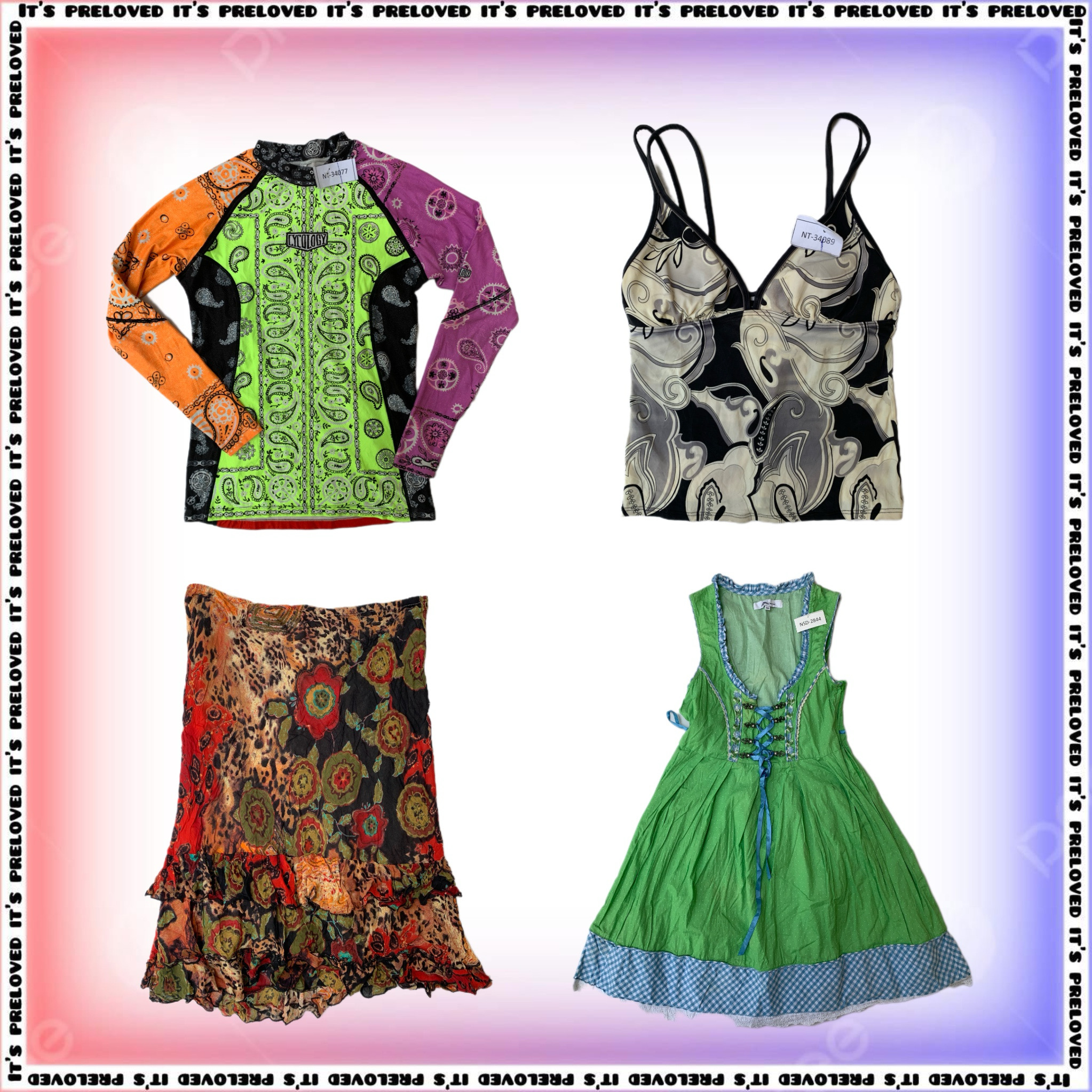 Art School Dropout Bundle - Tops, Dresses, Skirts (SS-1680)