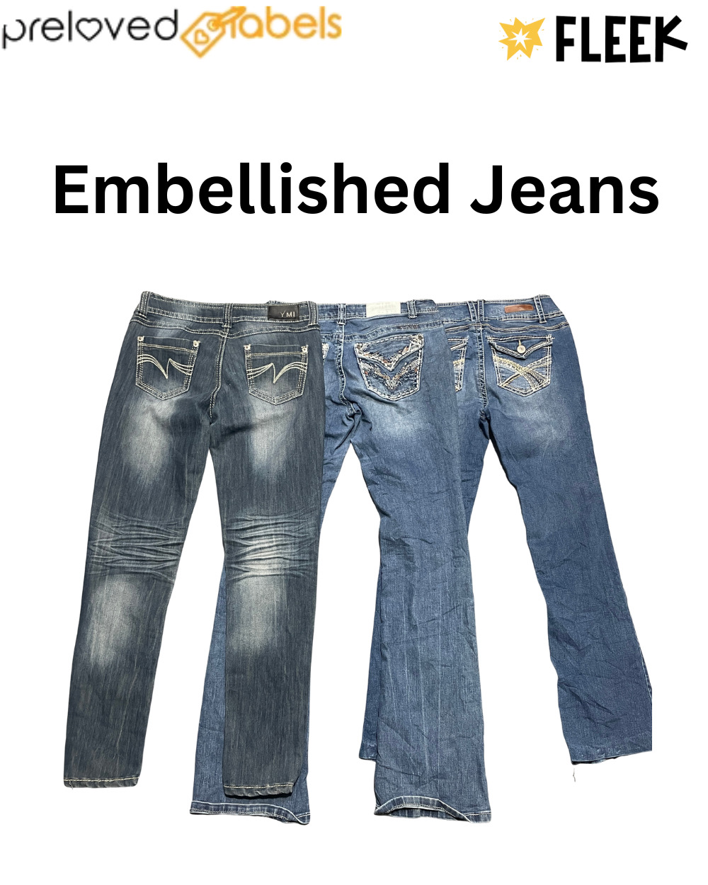 Embellished Jeans (Wcv:1335)
