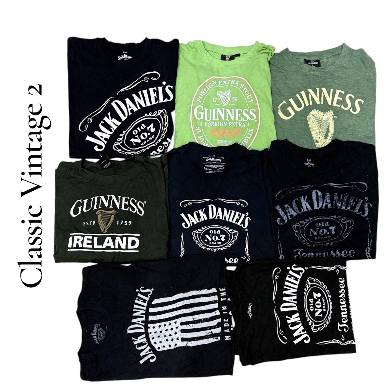 Jack Daniels & Guinness beer T shirts