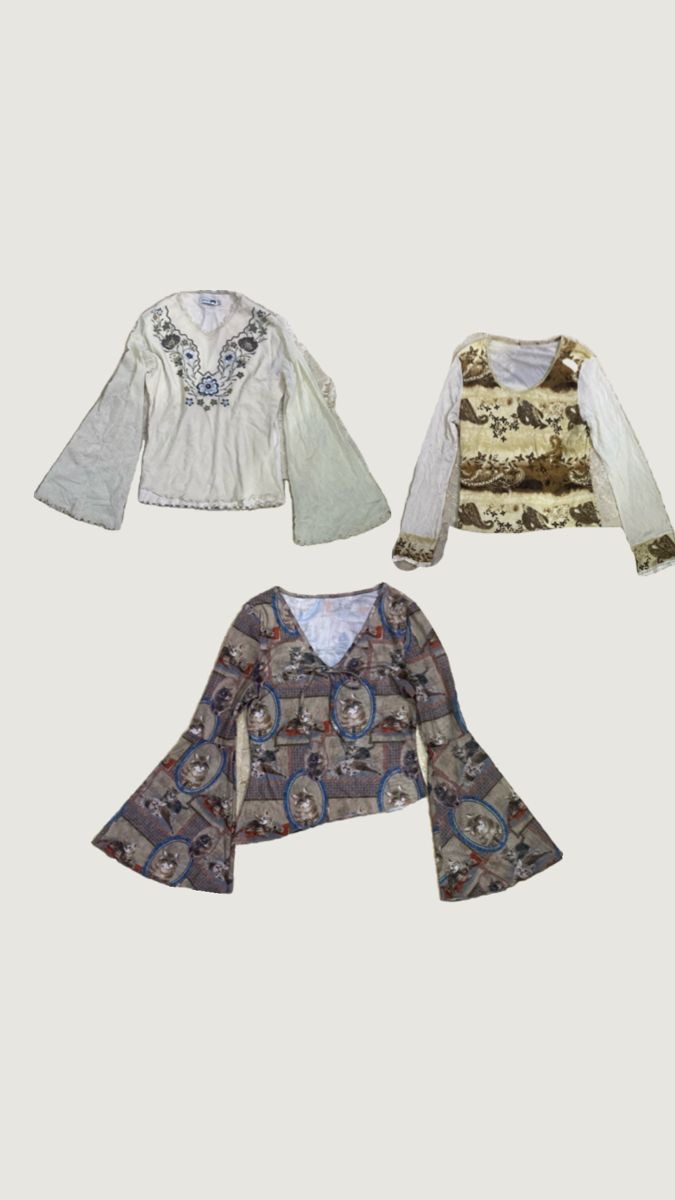 Y2k BaleSleeve Blouse (M-176)