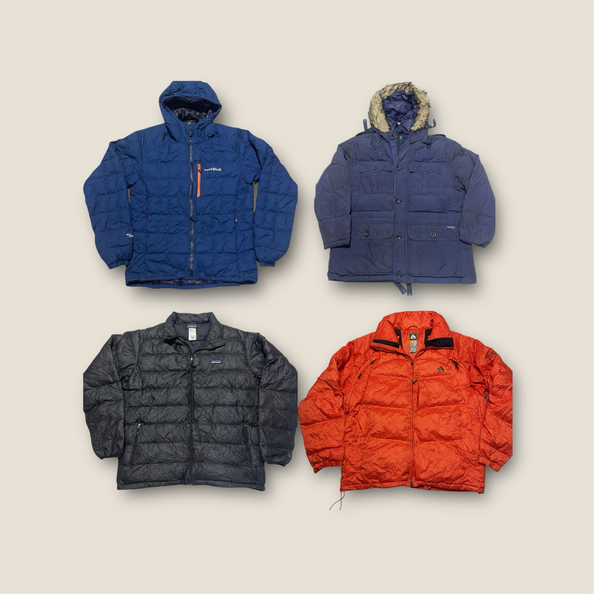 Montbell/ Polo Ralph Lauren/ Patagonia/Oakley パファージャケット