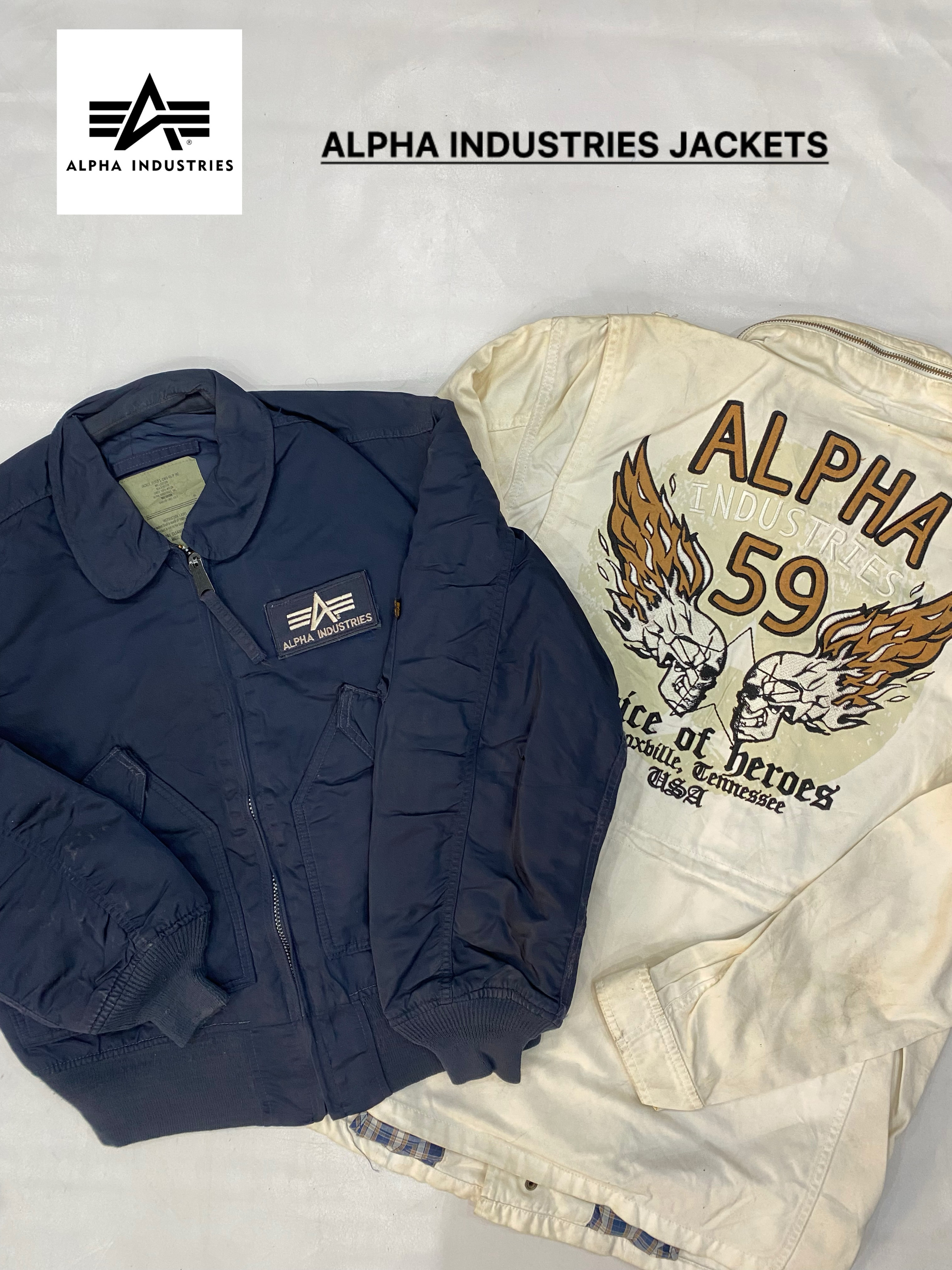 Branded Alpha Industries Jackets