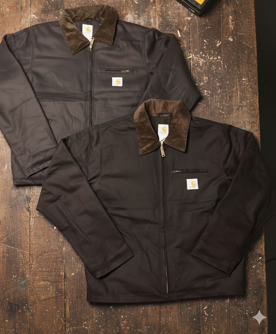 Carhartt rework style black jackets