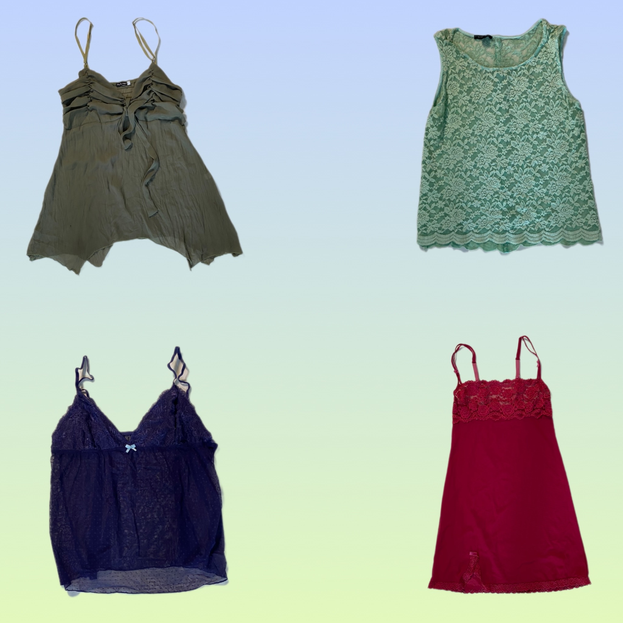Y2K Unique Cami Tops (TS-1715)