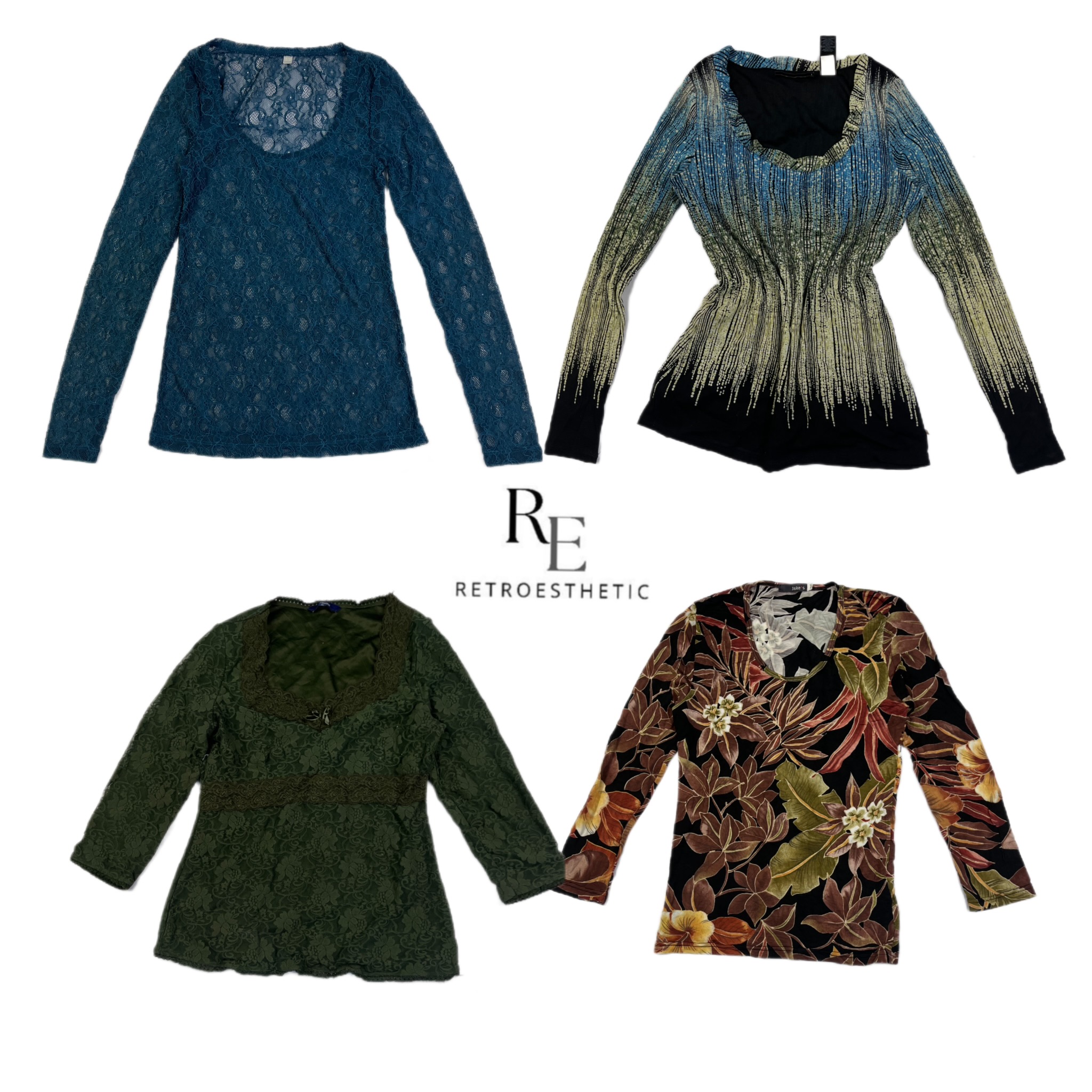 Y2K IT Gitl Grunge Full Sleeves Tops RE-2562