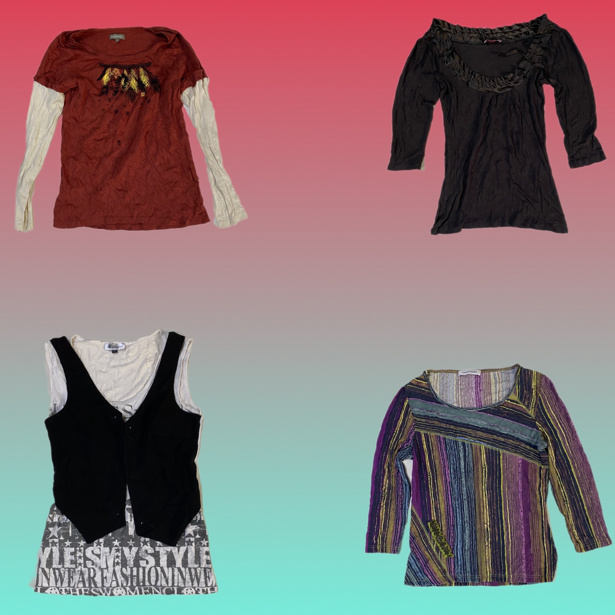 Y2K Mix Iconic Tops&Blouse (TH-183)