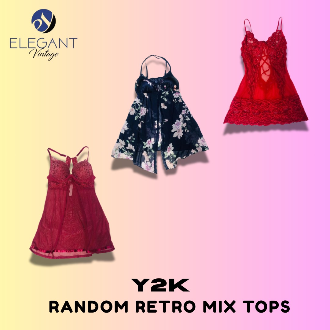 Y2K Ratro Mix Tops - EV1388