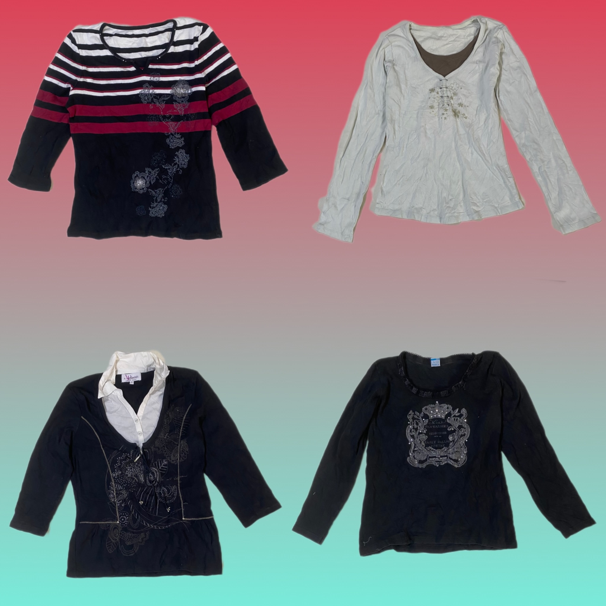 Y2K Unique Tops à manches longues (TH-186)