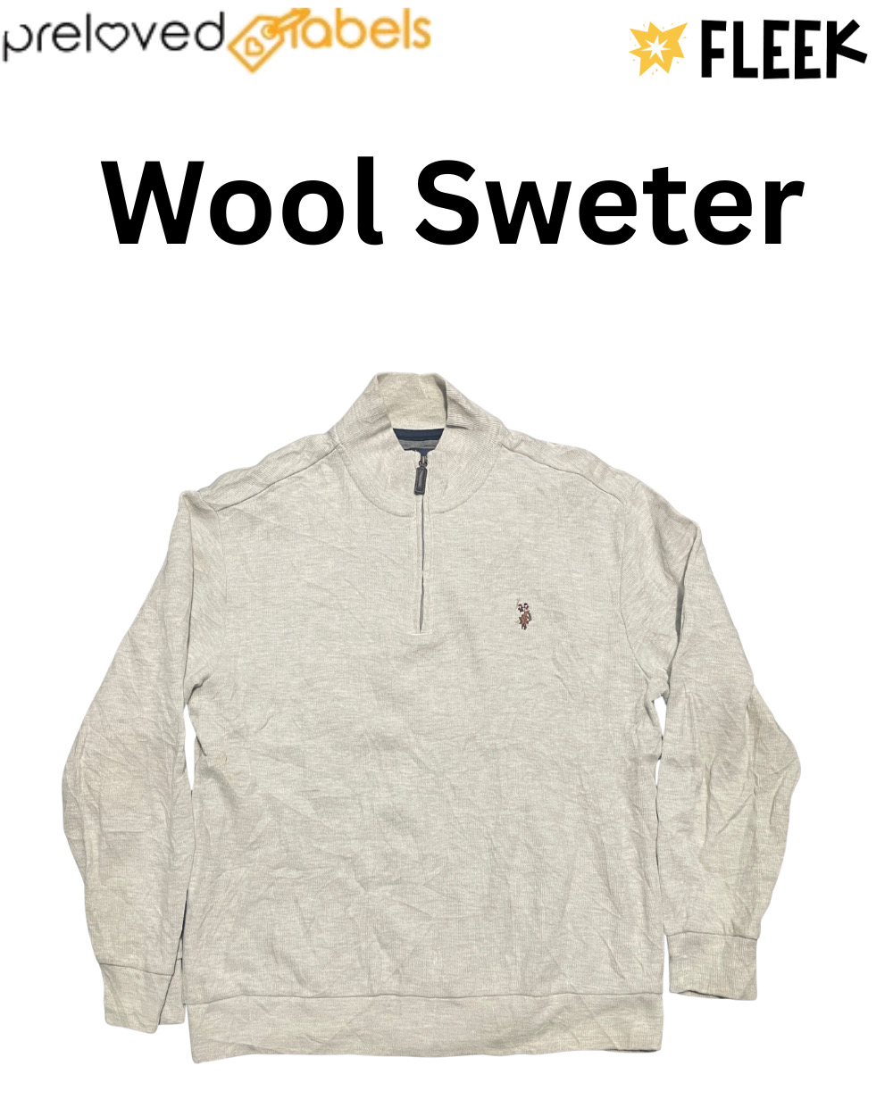 Wool/cotton mixed Sweater (Wcv:1347