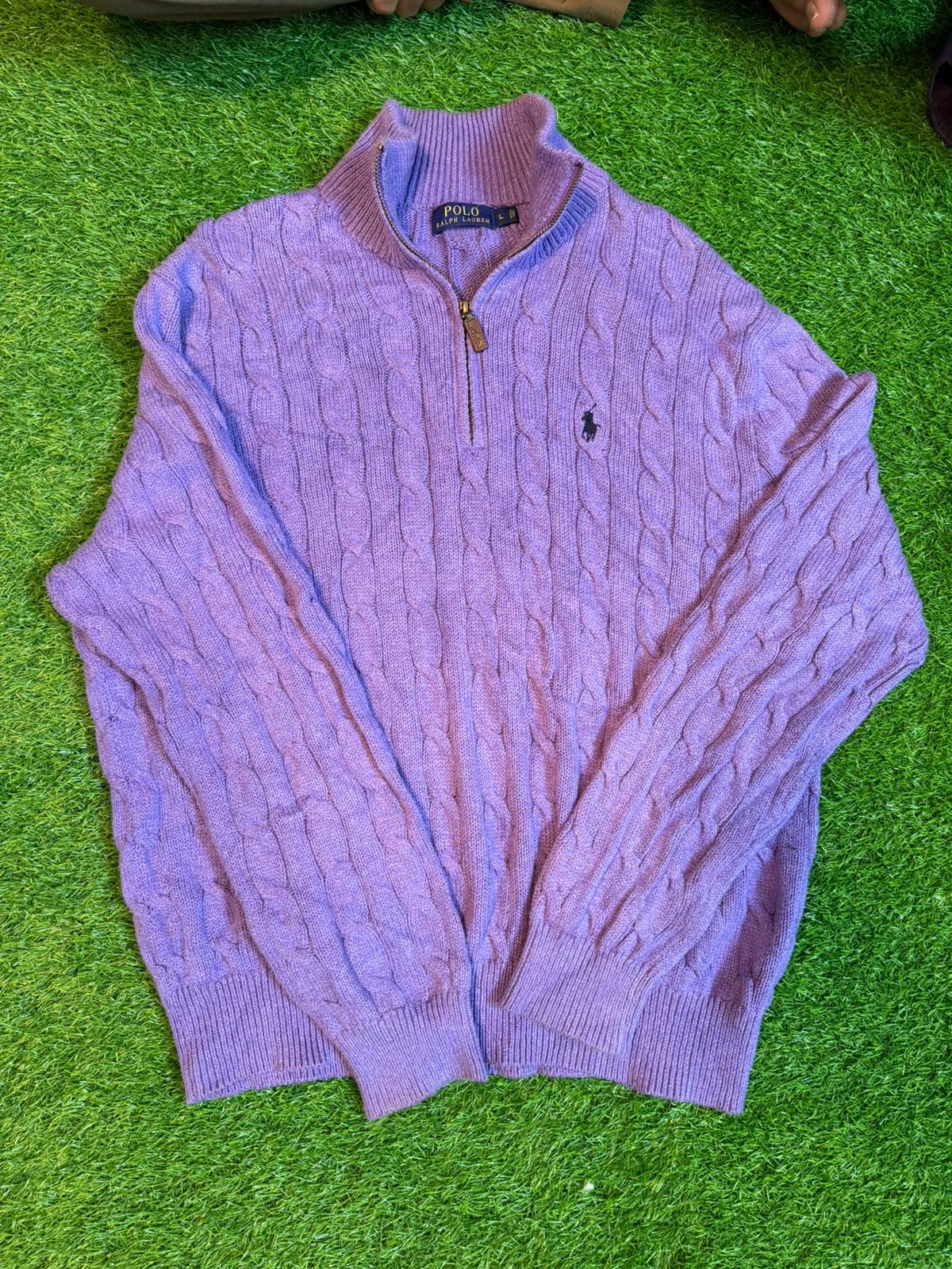 Ralph 1/4 Zip, Jacket & Cable knit Sweater