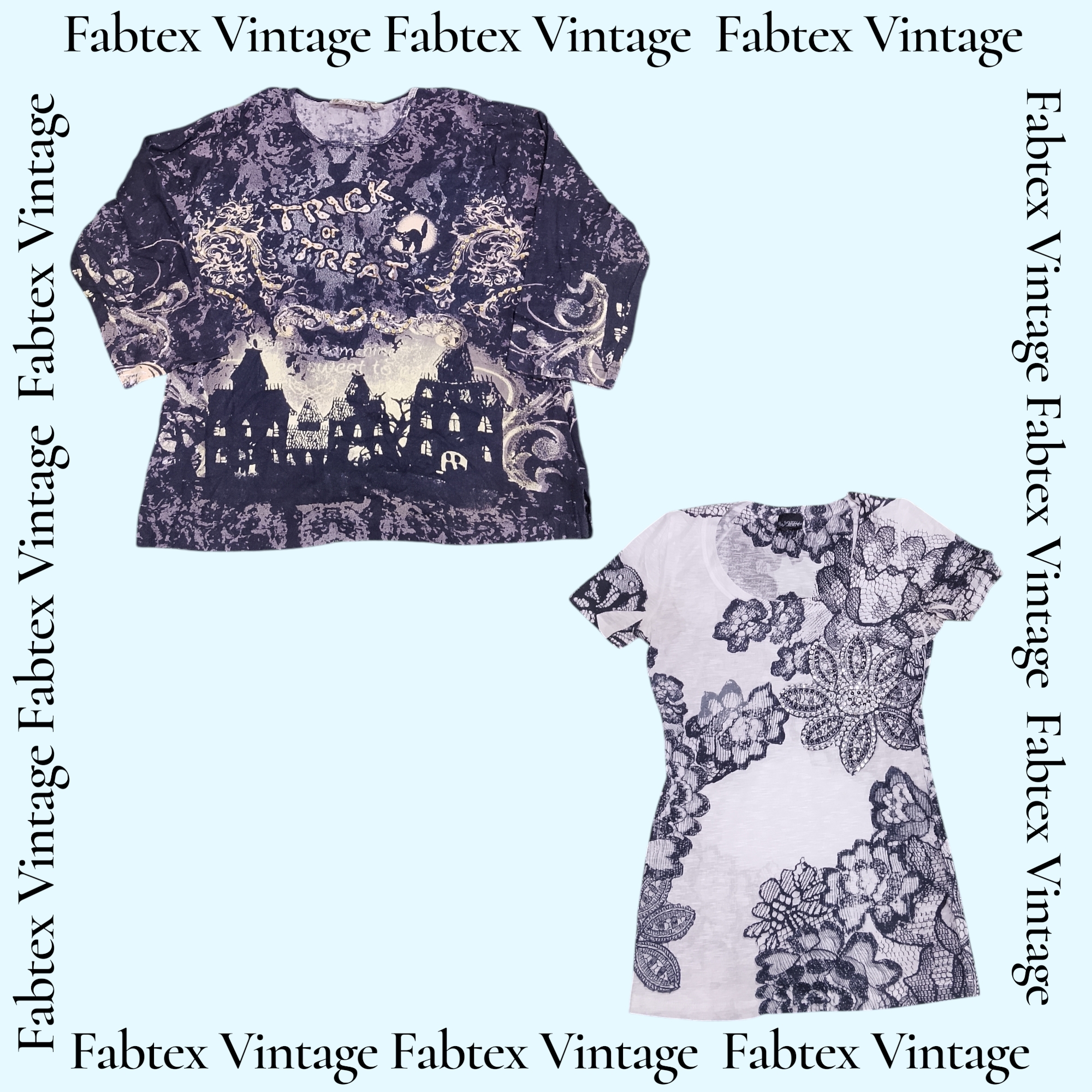 (FV-674) T-shirts pour bébés esthétiques noir et blanc Y2K