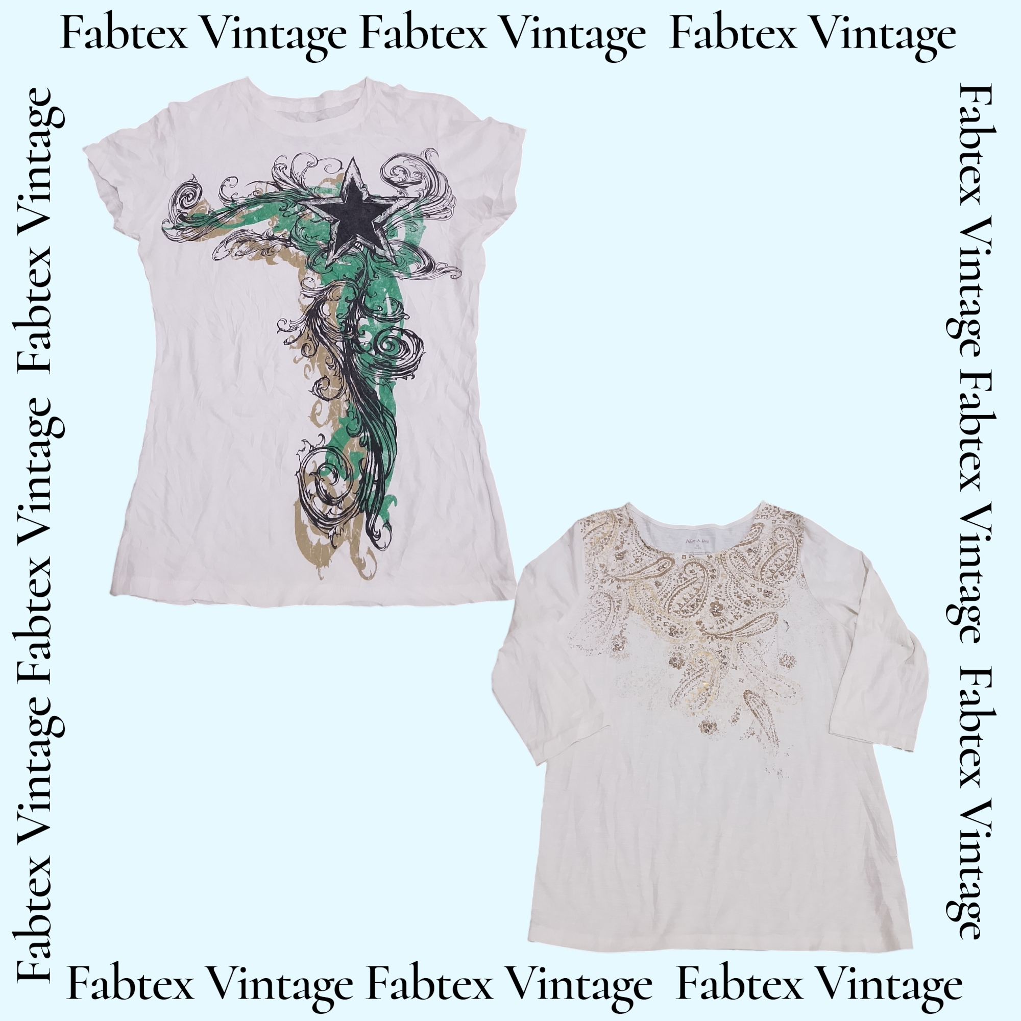 (FV-676) Black White Aesthetic Y2K Baby Tees