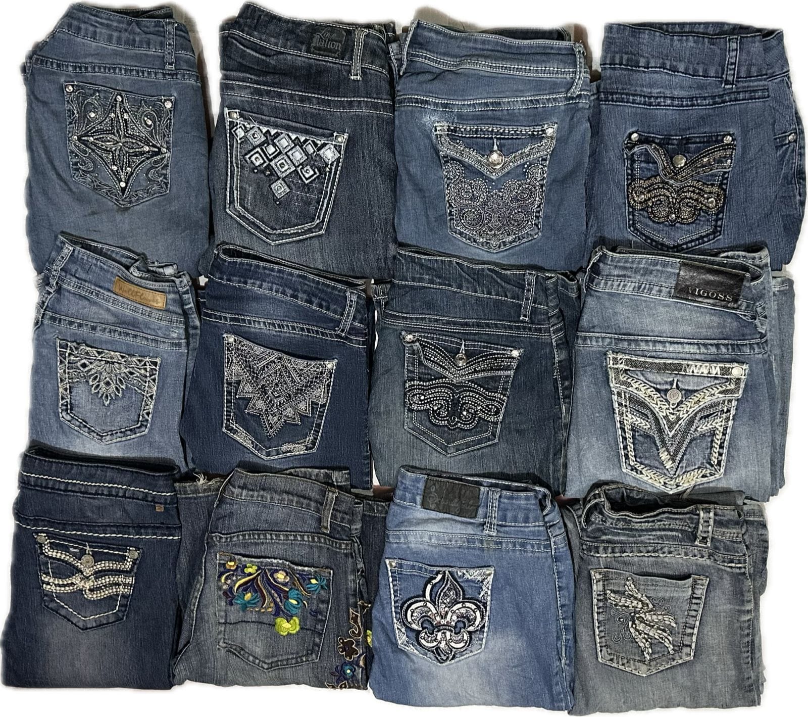 VIGOSS AND OTHER MIX BRANDS JEANS (MD 1433)