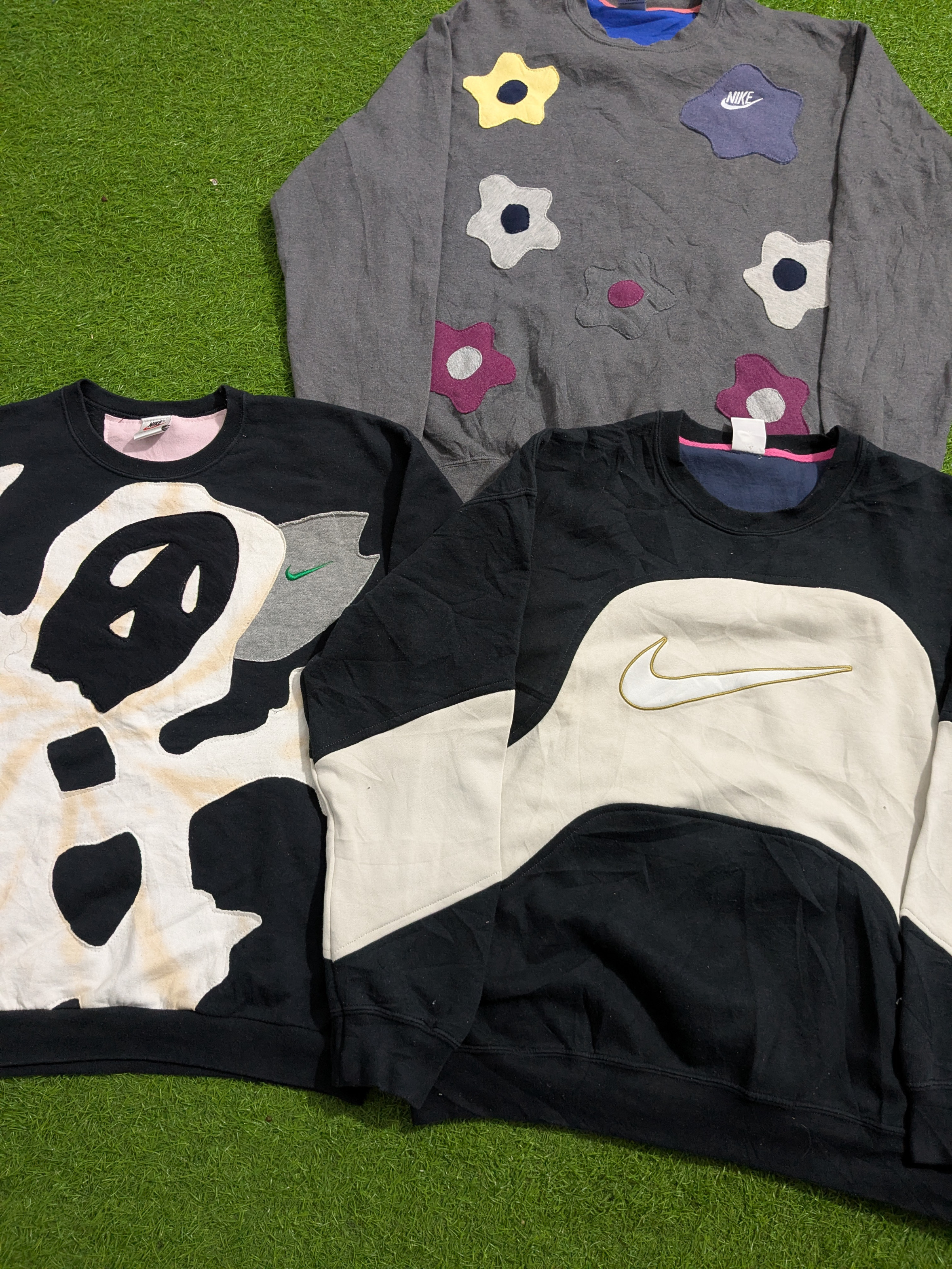 Felpe Patchwork Miste da Upcycling