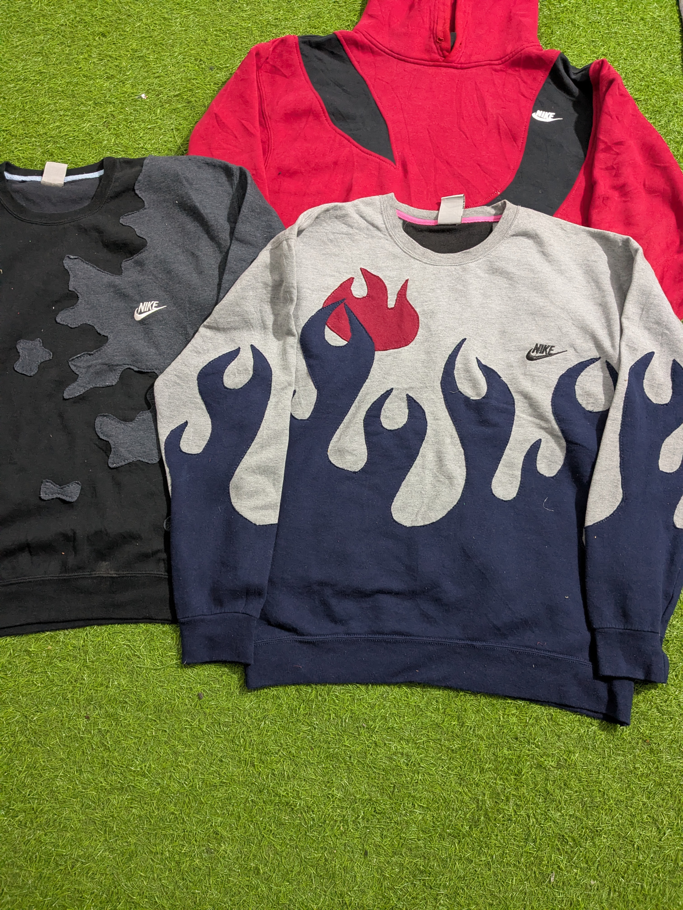 Felpa con cappuccio e felpa autentica Upcycle