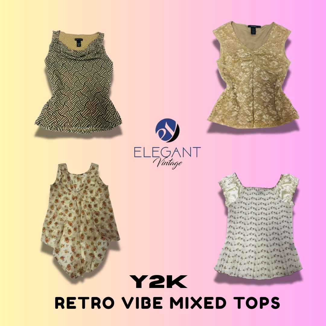 Y2K Retro Vibe Mixed Tops - EV1403