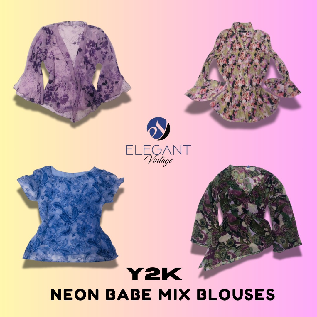 Y2K Neon Babe Mix Blouses - EV1408