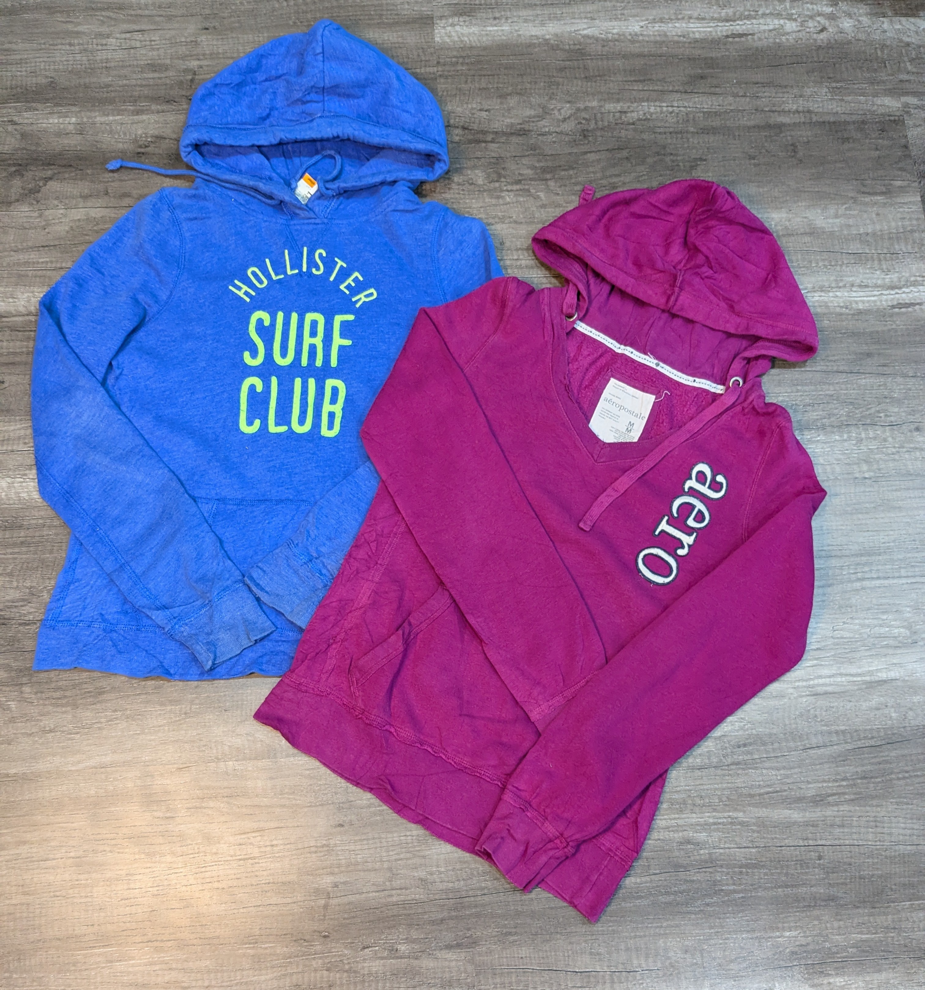 1278 - American Eagle, Hollister, Aeropostale, Abecrombie カジュアルおよびジッパーフーディ