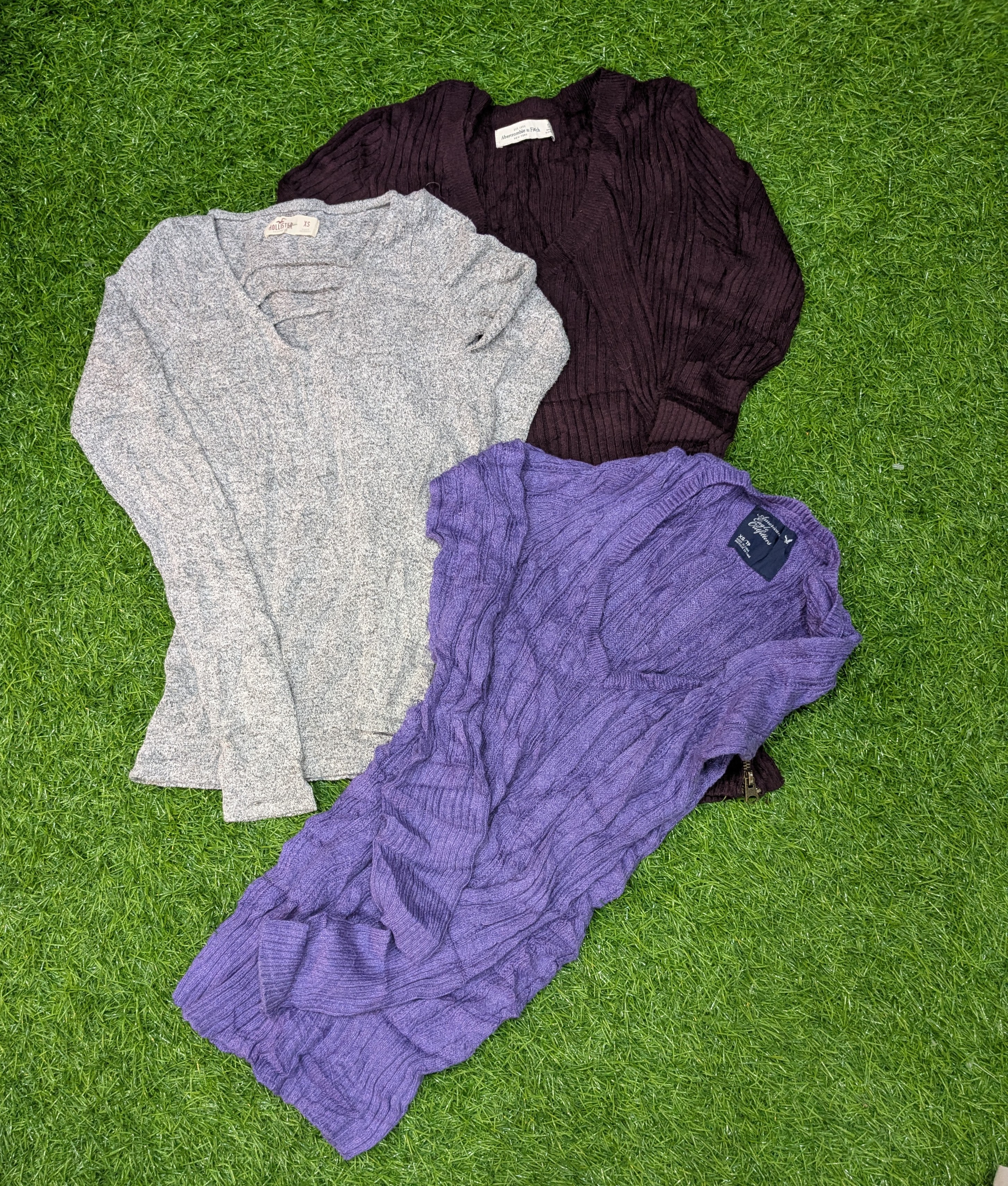 1279 - American Eagle, Hollister, Aeropostale, Abecrombie セーター