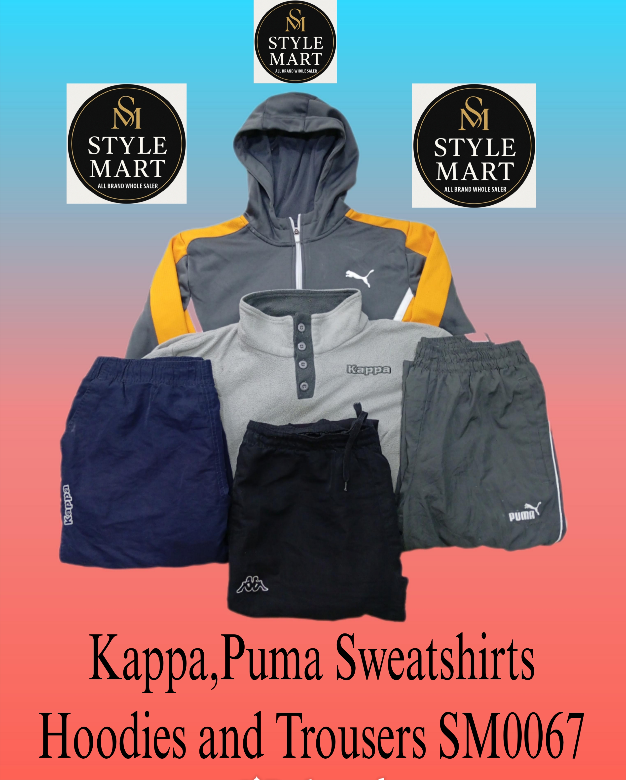 Kappa, Puma Sweatshirts Hoodies and Trouser SM0067