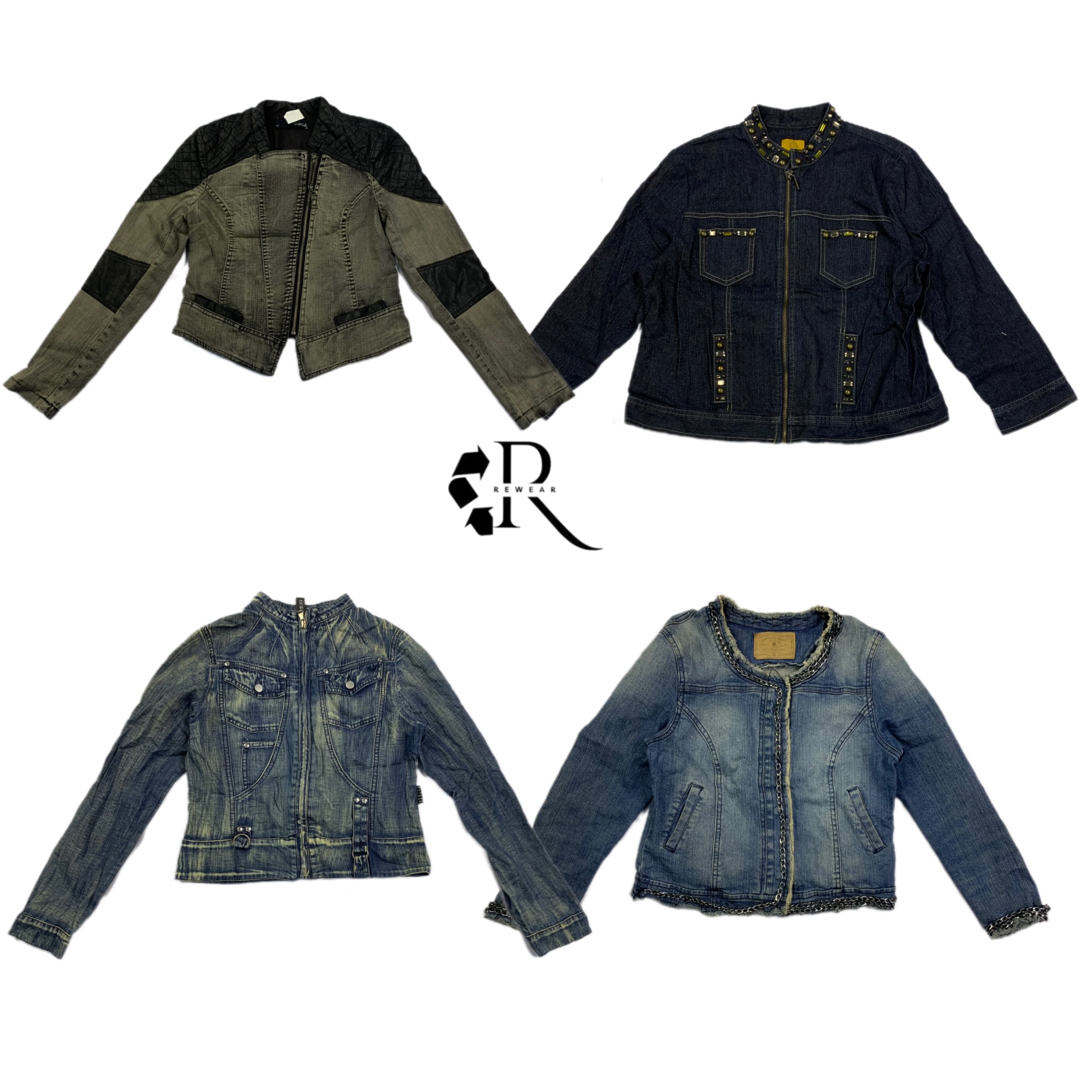 Y2K Cyber Girl Era Denim Jacket RW-1290