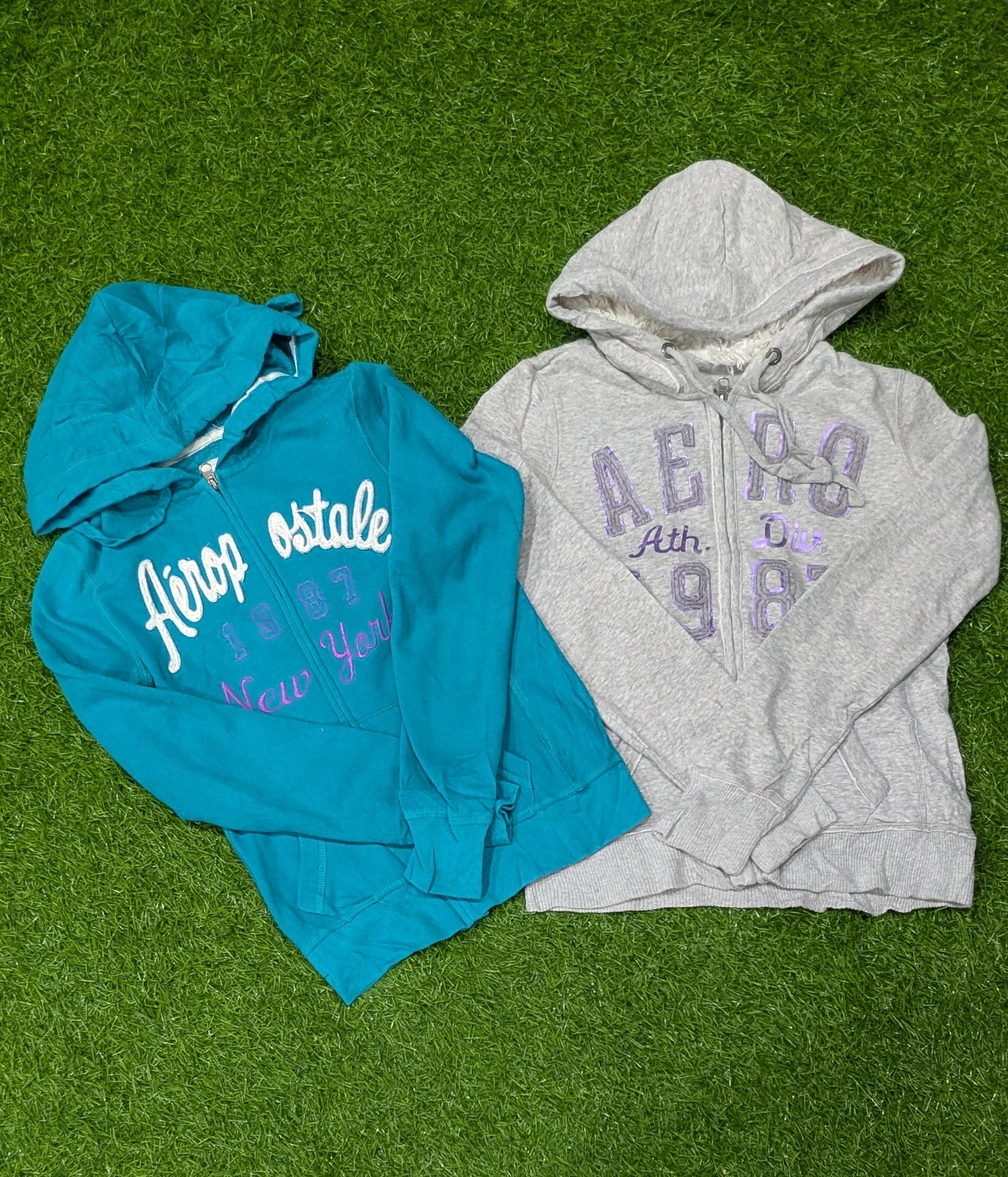 1284 - Aeropostale, Abercrombie Felpe con Zip