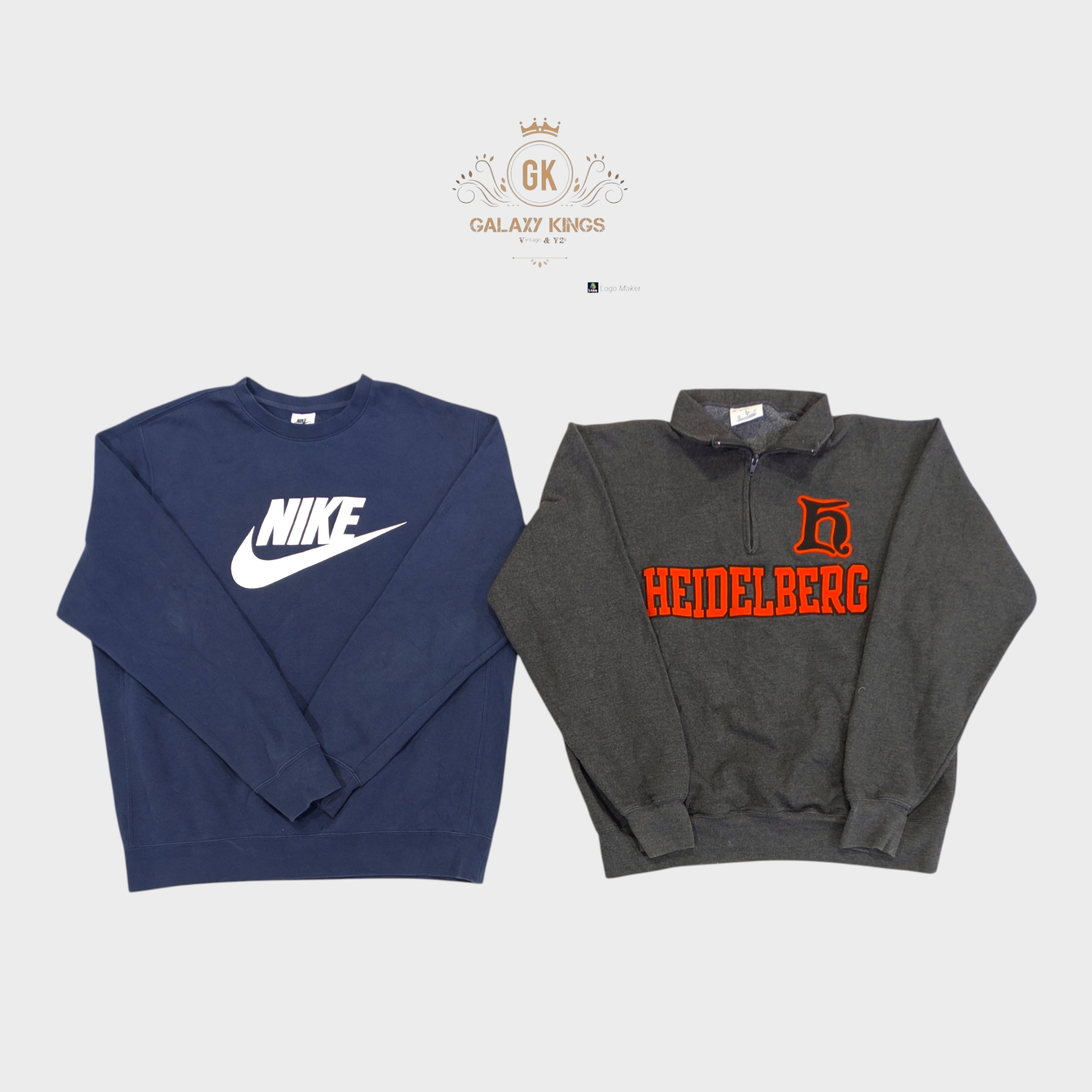 Pulls mélangés avec logo