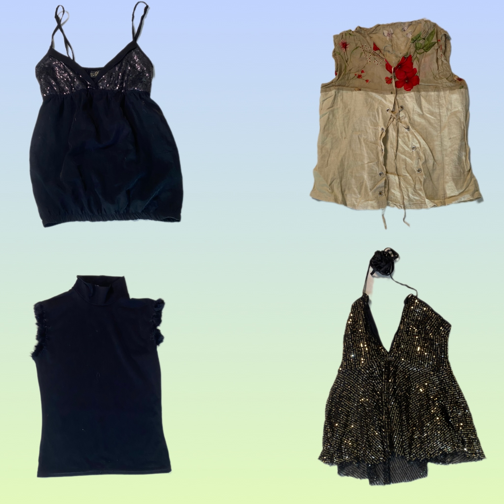 Y2K Mix Tops (TS-1736)