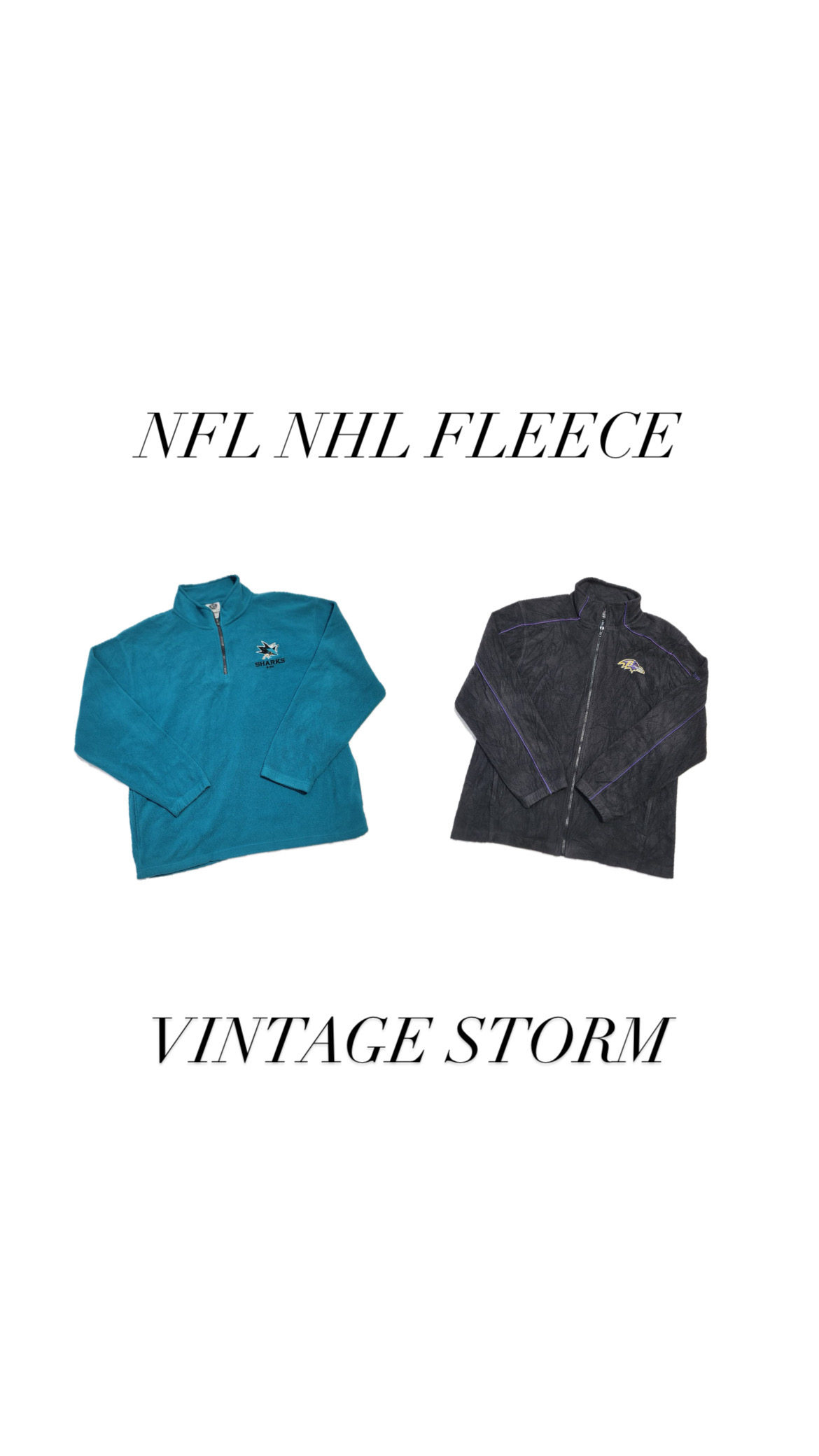 NFL NHL FLEECE JACKETS