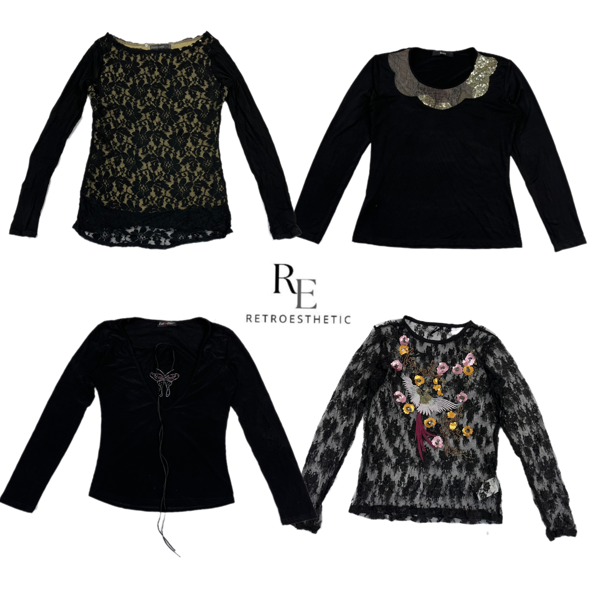 Y2K London Date & Night Full Sleeve Tops RE-2570