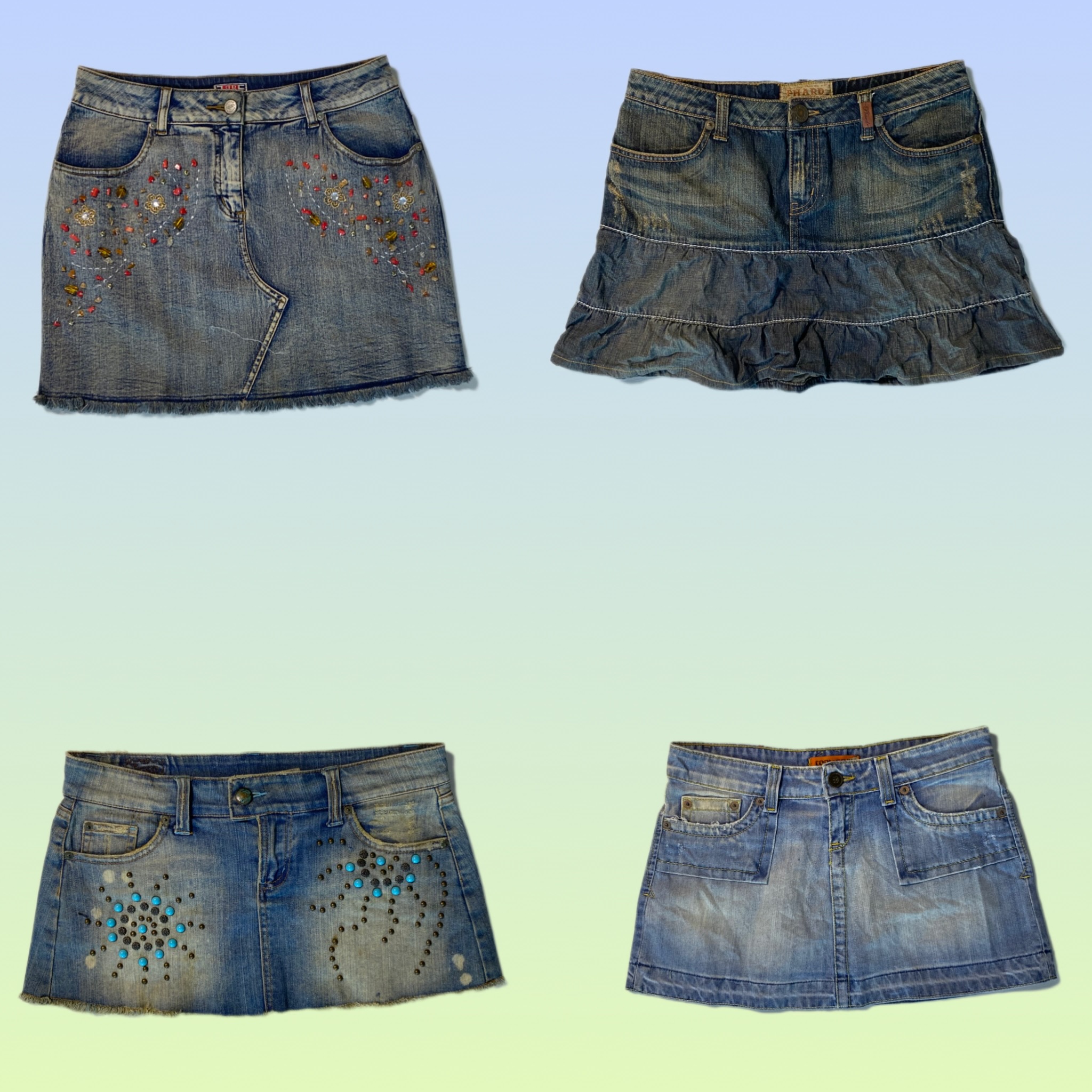 Jupes mini en denim Y2K IT Girl (TS-1741)