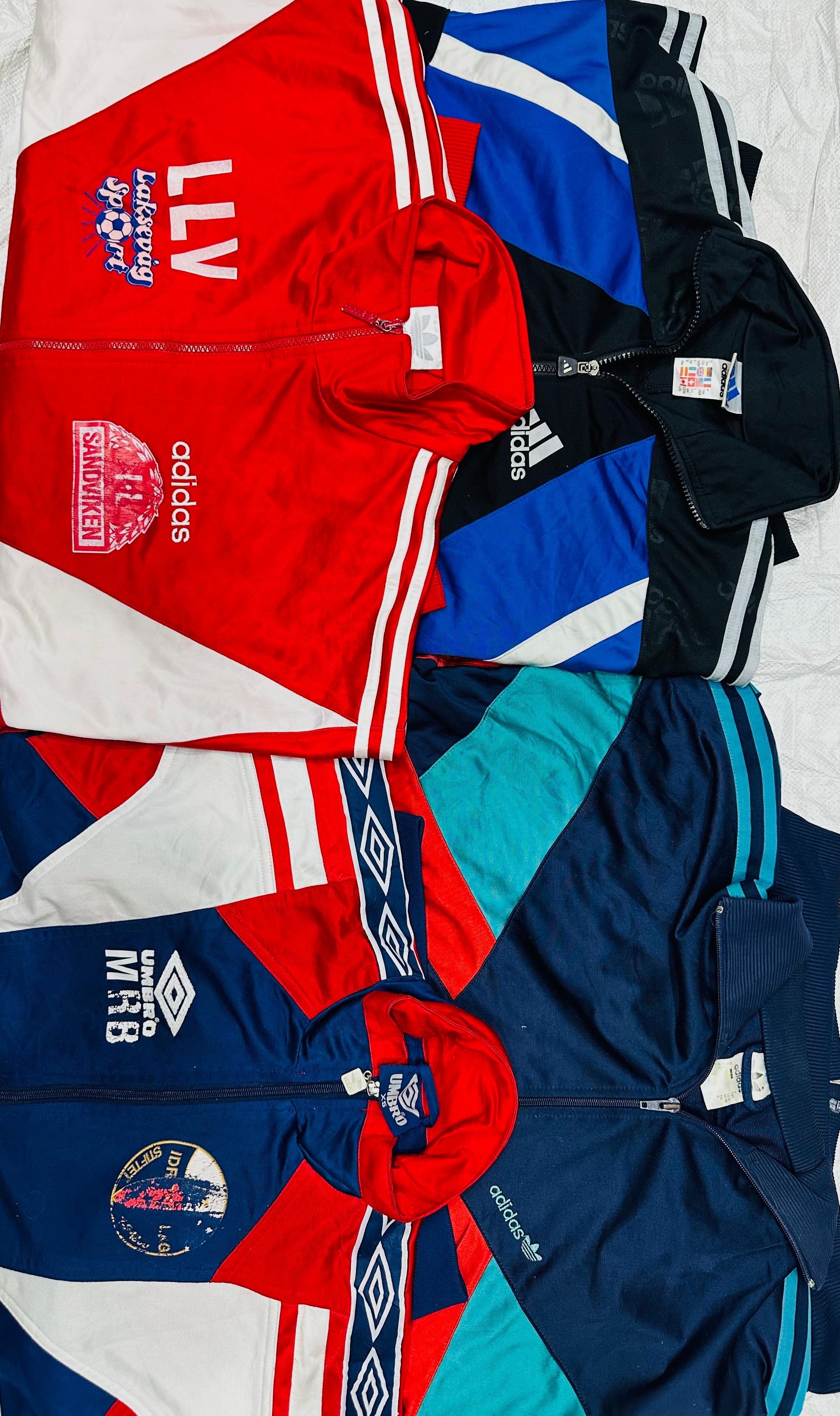 adidas, Umbro, Fila Track Jackets