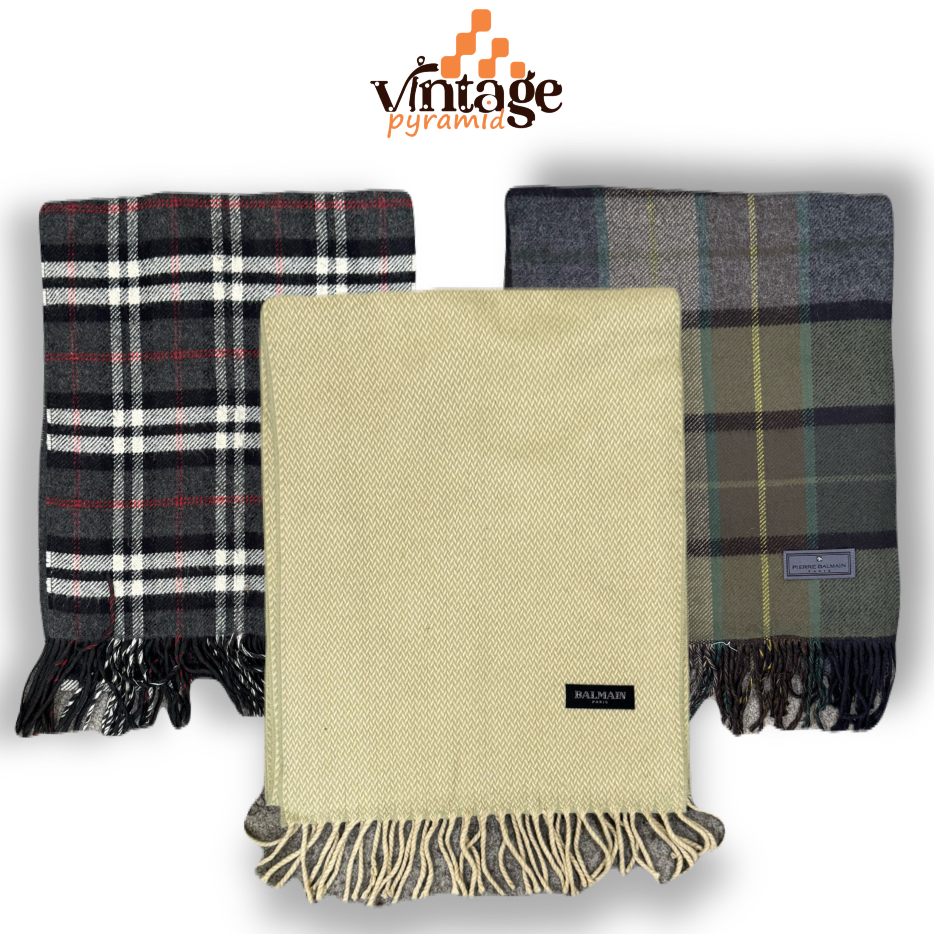 VPX580 Balmain Paris Luxury Scarves