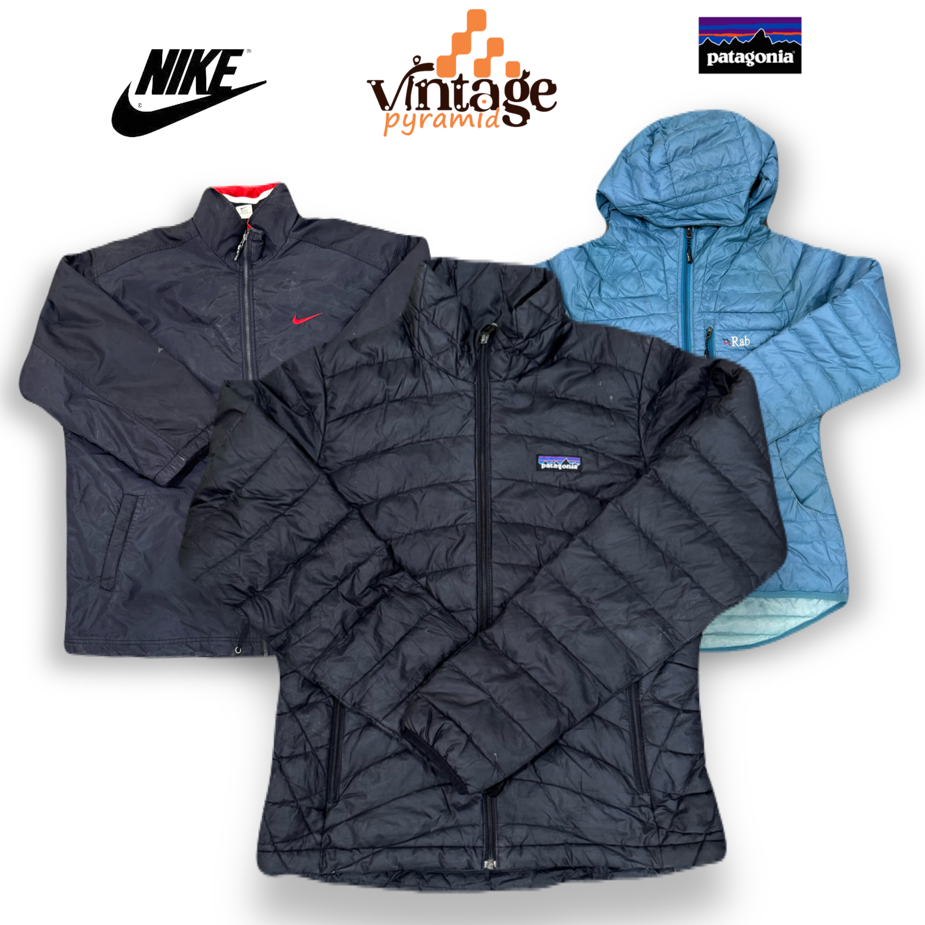 VPX581 Mix Brand Inc.Patagonia,Rab,Prada パファージャケット