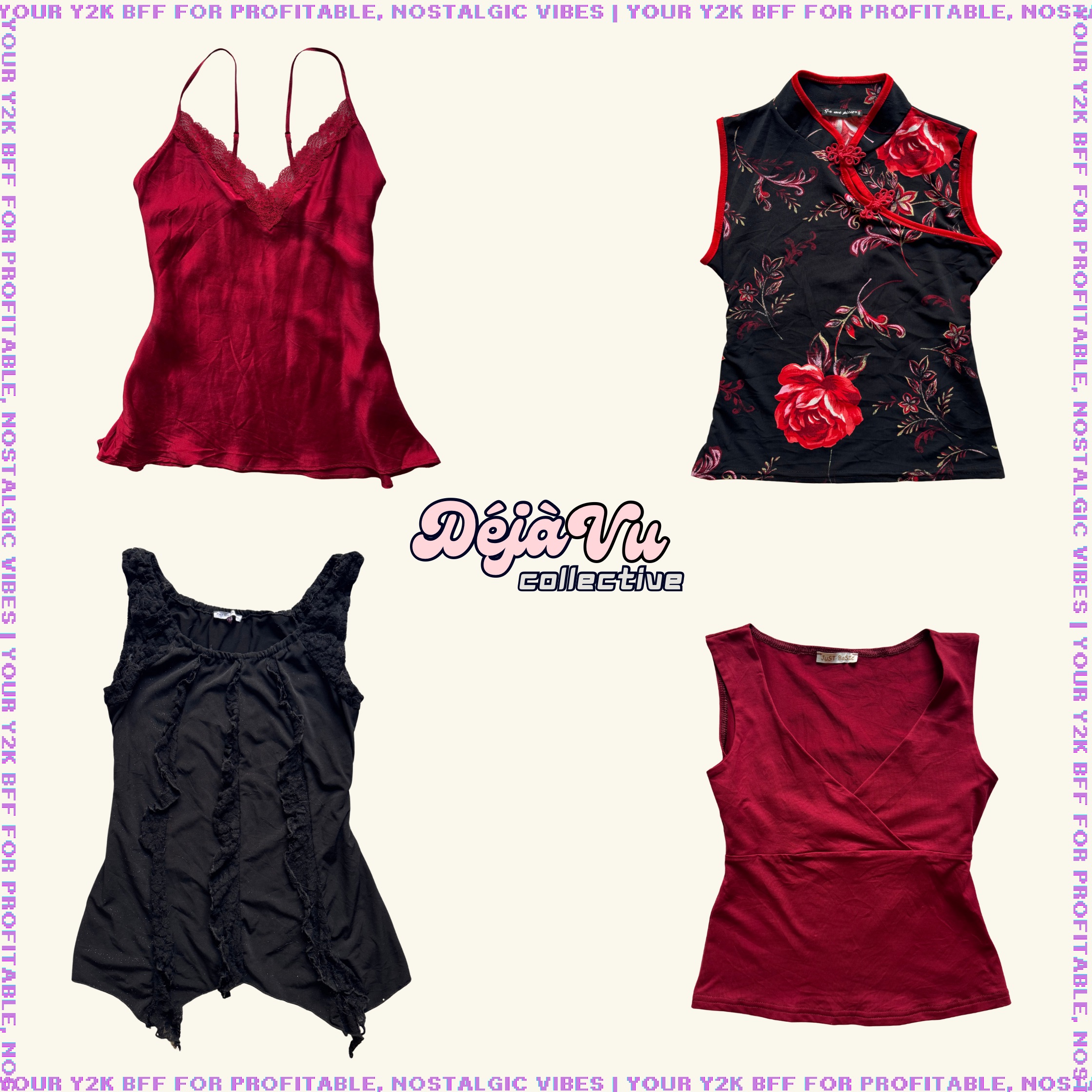 Y2K NYC Night Out Cami Tops (DVC#121)