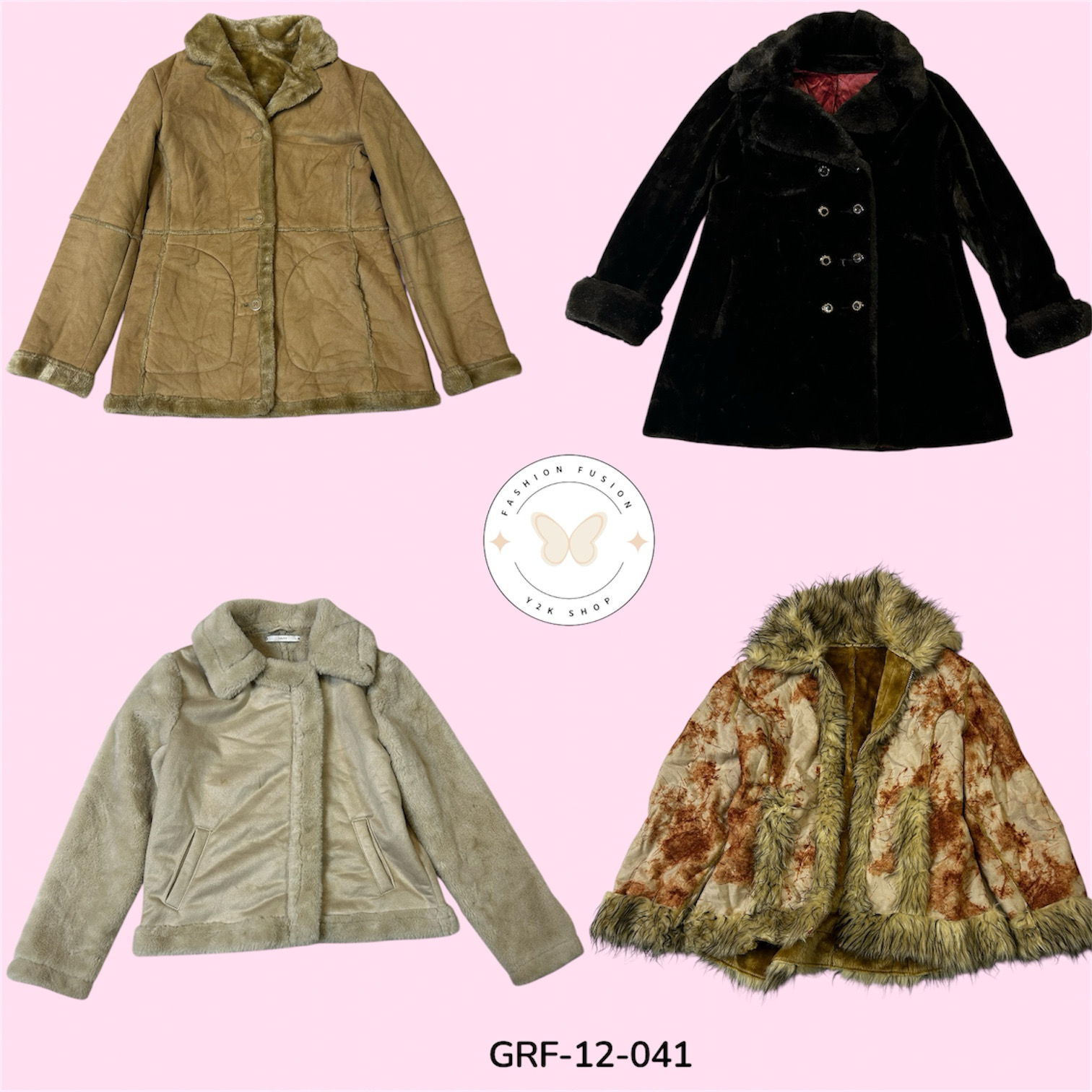 Luxuriöser Kunstpelzmantel – Elegante & Gemütliche Oberbekleidung (GRF-12-041)