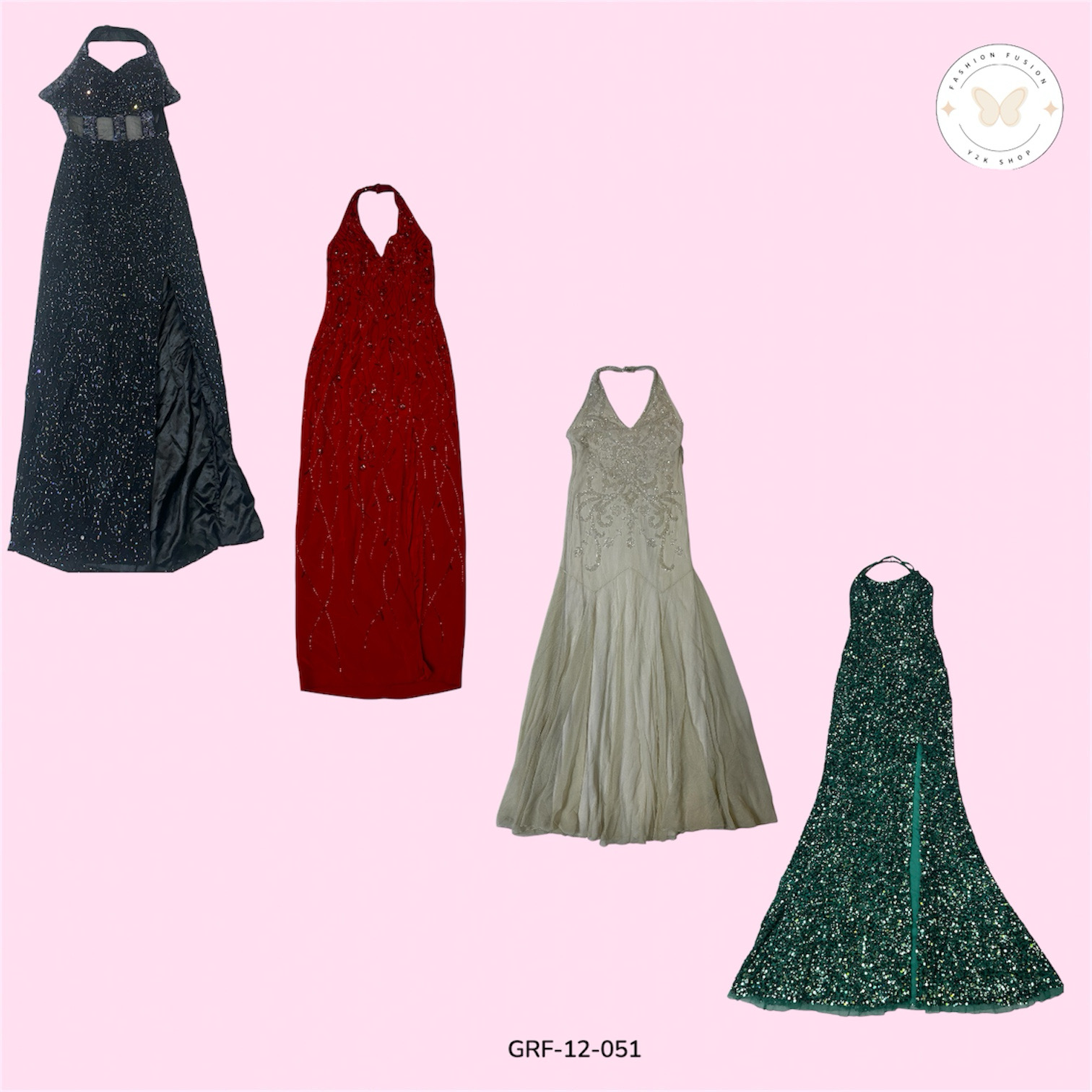 Bedded Party Dress – Elegant Evening & Cocktail Wear (GRF-12-051)