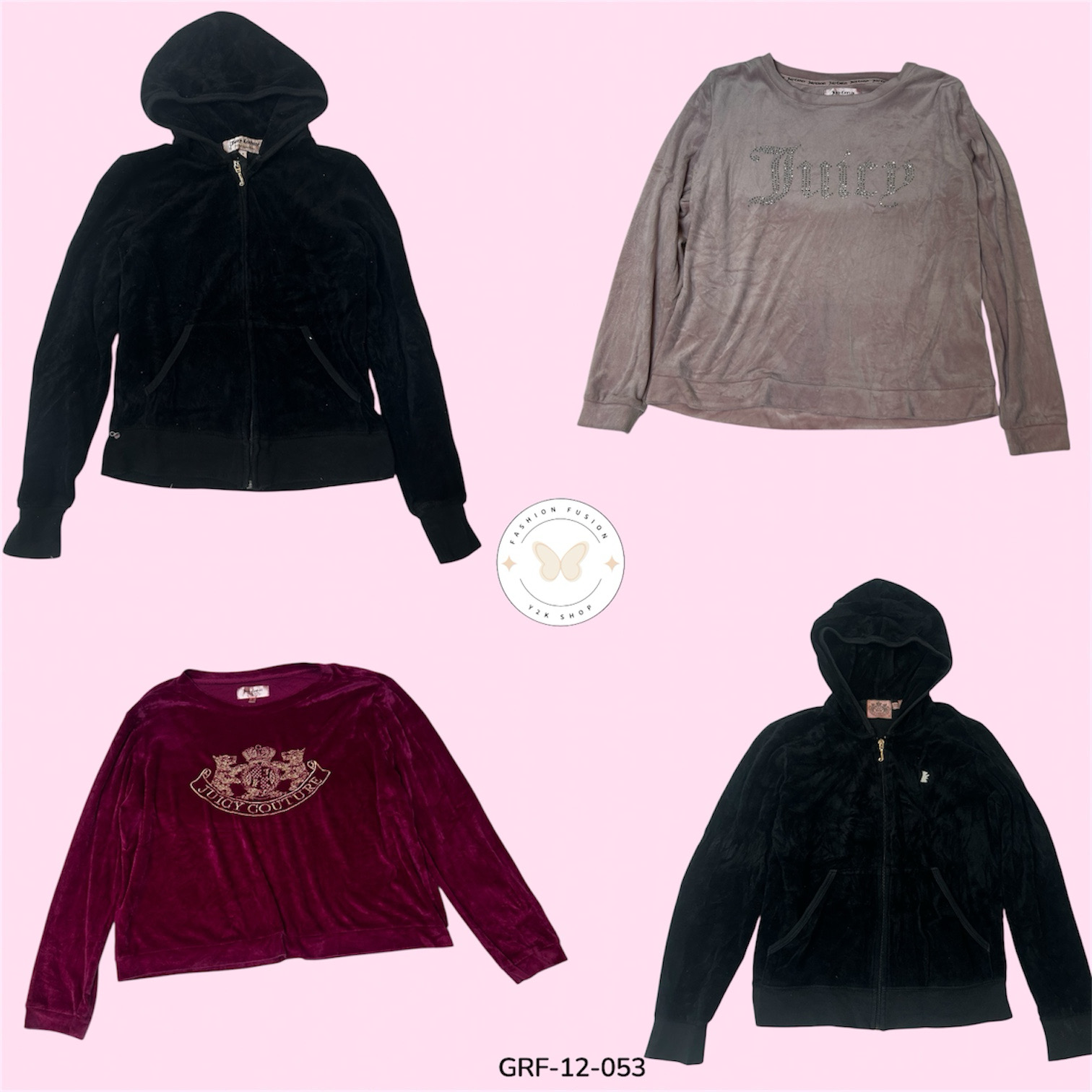 Juicy Full-Zip Hoodie – Everyday Luxe Loungewear (GRF-12-053)