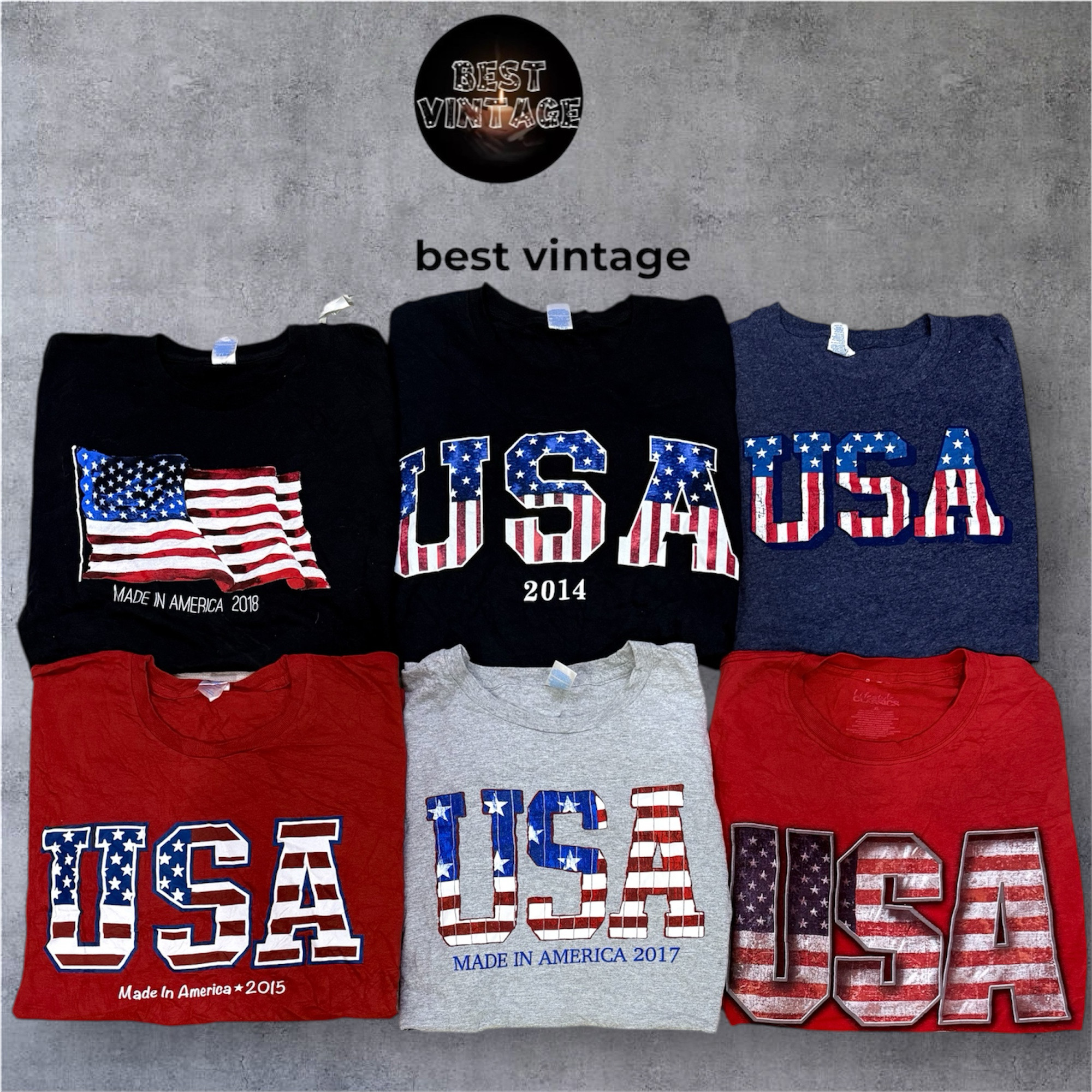 Amerikanische Flagge T-Shirts